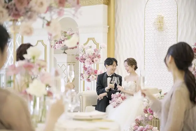 花嫁ウェディングベールのランプ結婚祝いアンティーク調ホワイト