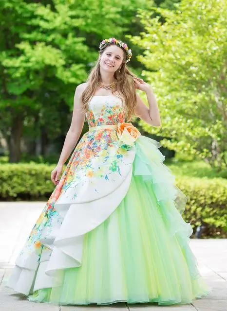 ウェディングドレス 和装 式場公式写真 レセプションハウス ザ ブライトガーデンで結婚式 みんなのウェディング