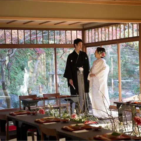 披露宴会場 式場公式写真 レストランひらまつ 高台寺 ひらまつウェディングで結婚式 みんなのウェディング