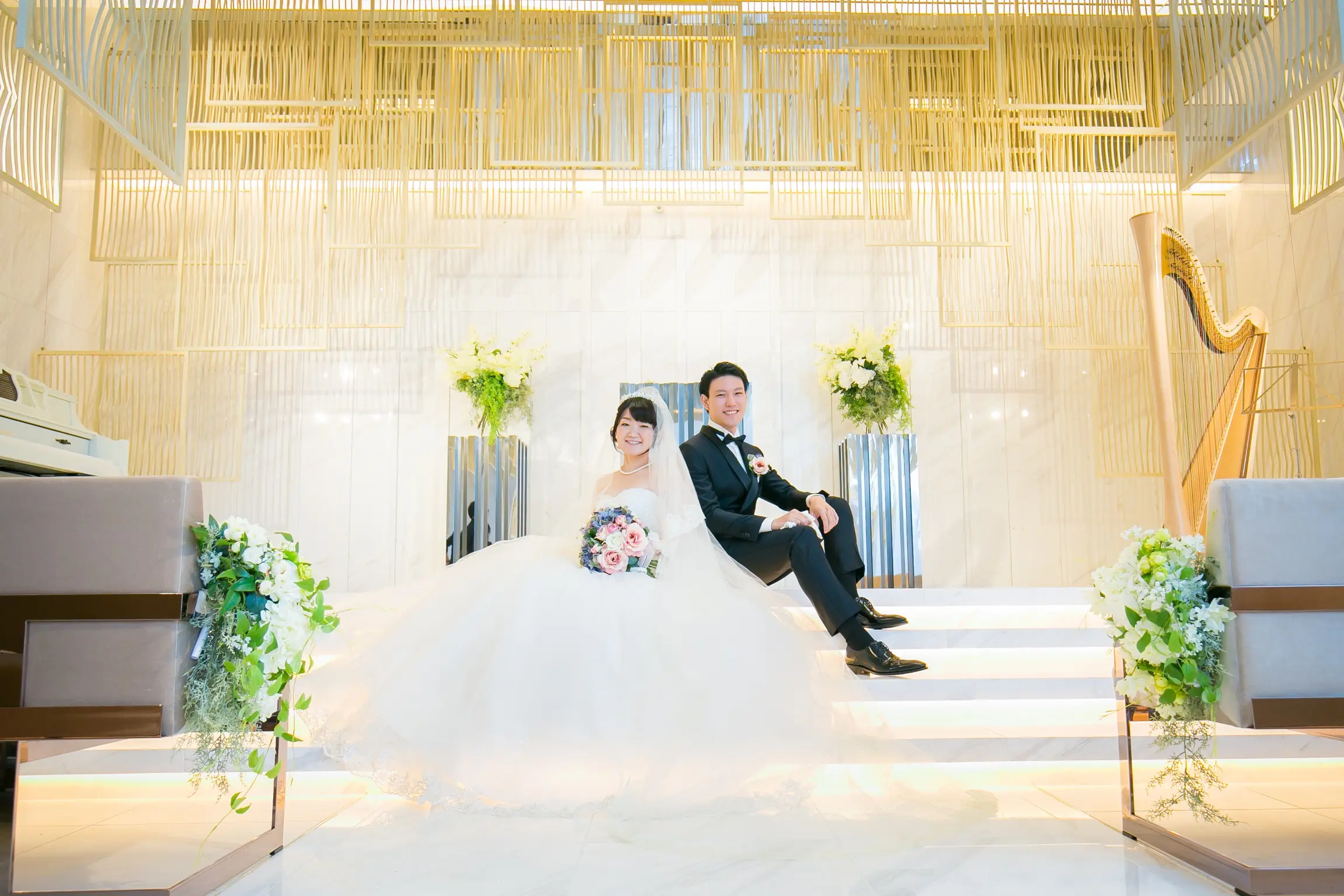 大人ナチュラルな会場で可愛らしい結婚式 Blanc Rire 大阪の結婚式レポ みんなのウェディング