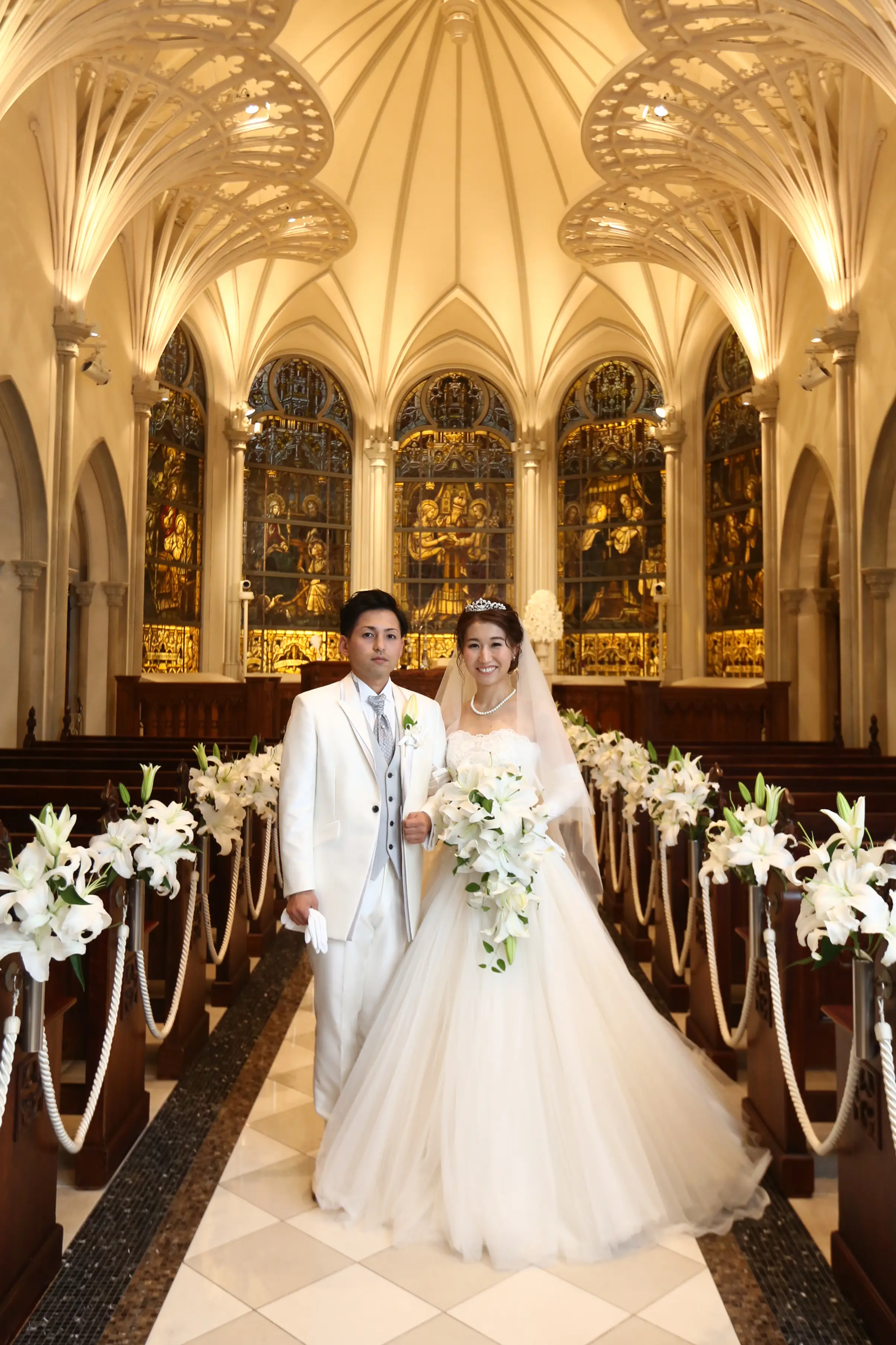 ゲストの皆さんに楽しんでもらえる笑顔溢れる式 青山セントグレース大聖堂の結婚式レポ みんなのウェディング