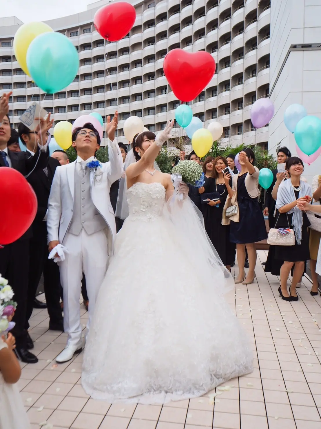 バルーンウエディング シェラトン グランデ トーキョーベイ ホテルの結婚式レポ みんなのウェディング