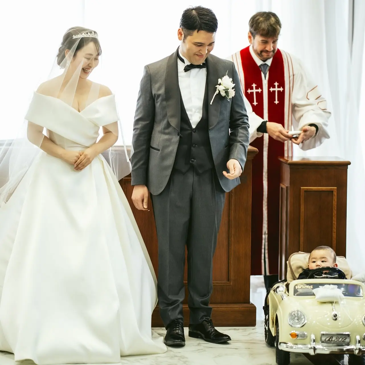 【卒花カップルレポート公開中】パパママ婚もお子様がいても安心☆