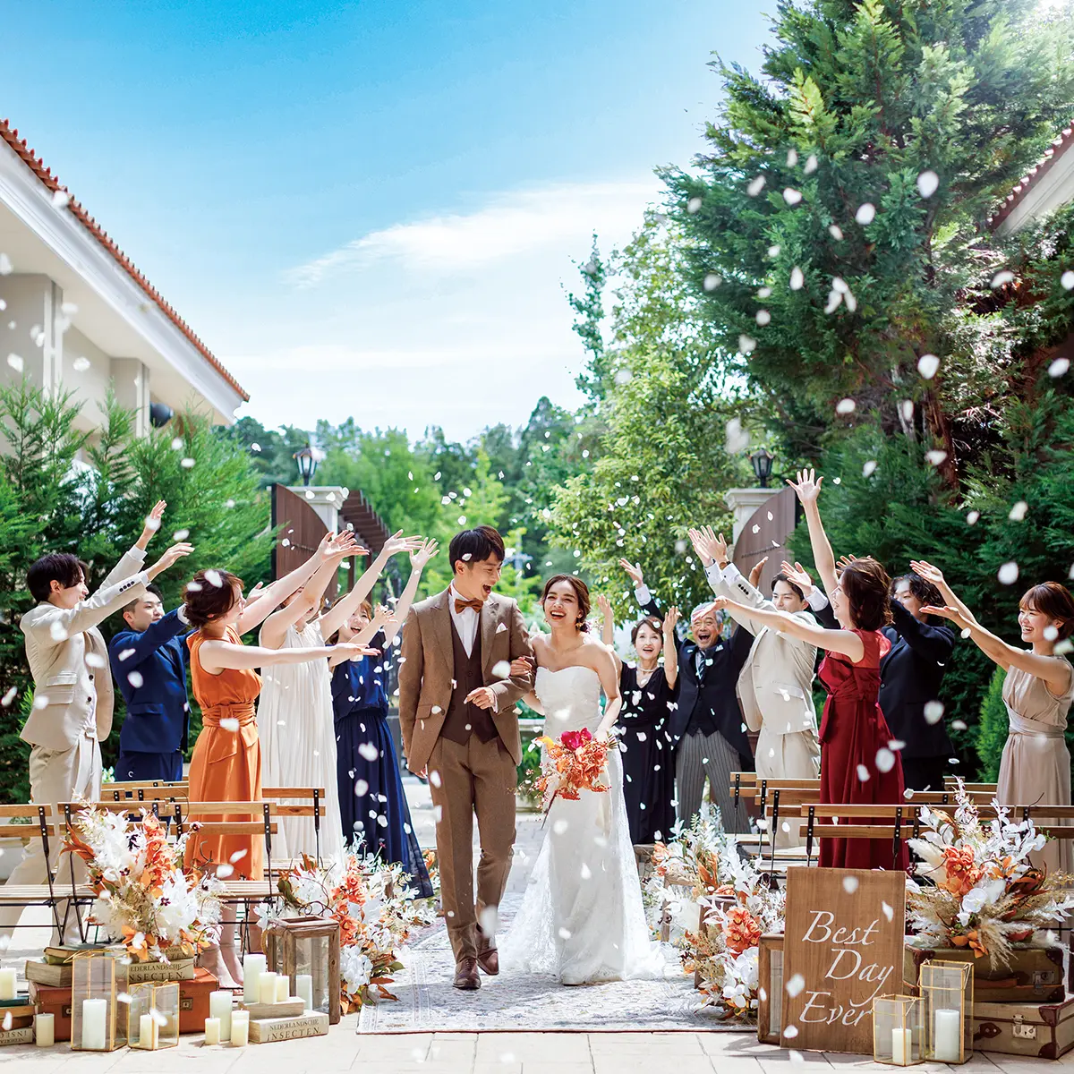 【最大9万円分ギフト！】自然美あふれるロケーション◎ガーデン付き邸宅×美食で1日貸切ウェディング