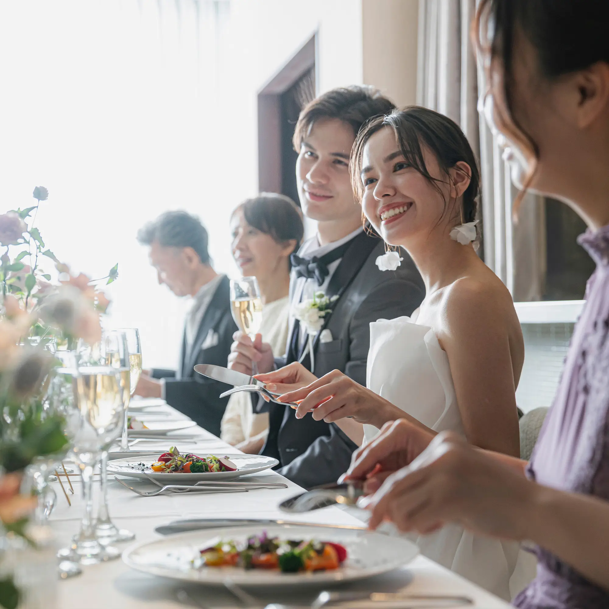 【公式HPからのご予約で5.5万ギフト】15名81万円～少人数プラン★クチコミ好評の美食ウェディング