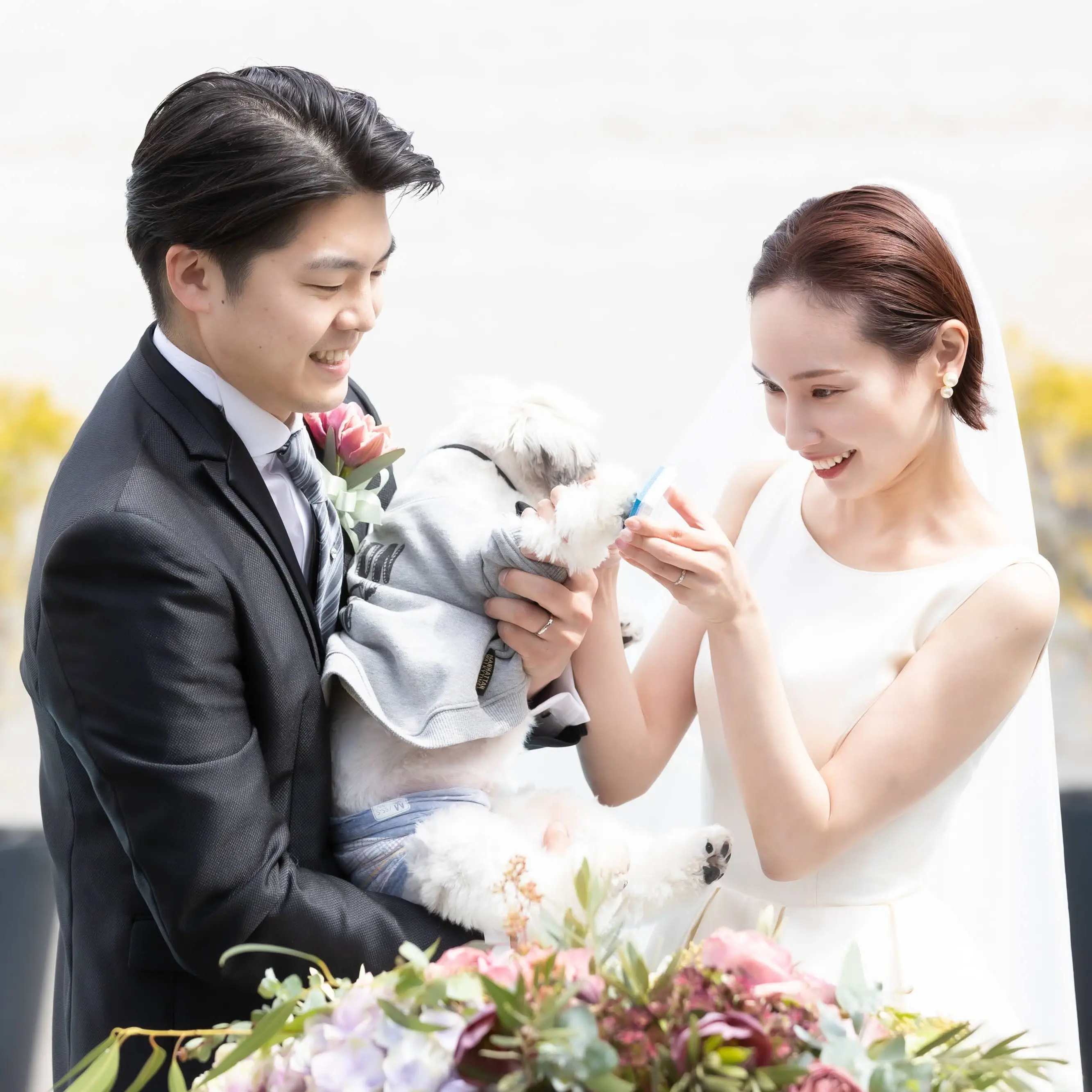 【愛犬も主役】リングドッグから披露宴までずっと一緒！大型犬OKの広々とした邸宅で叶える最高のペット婚