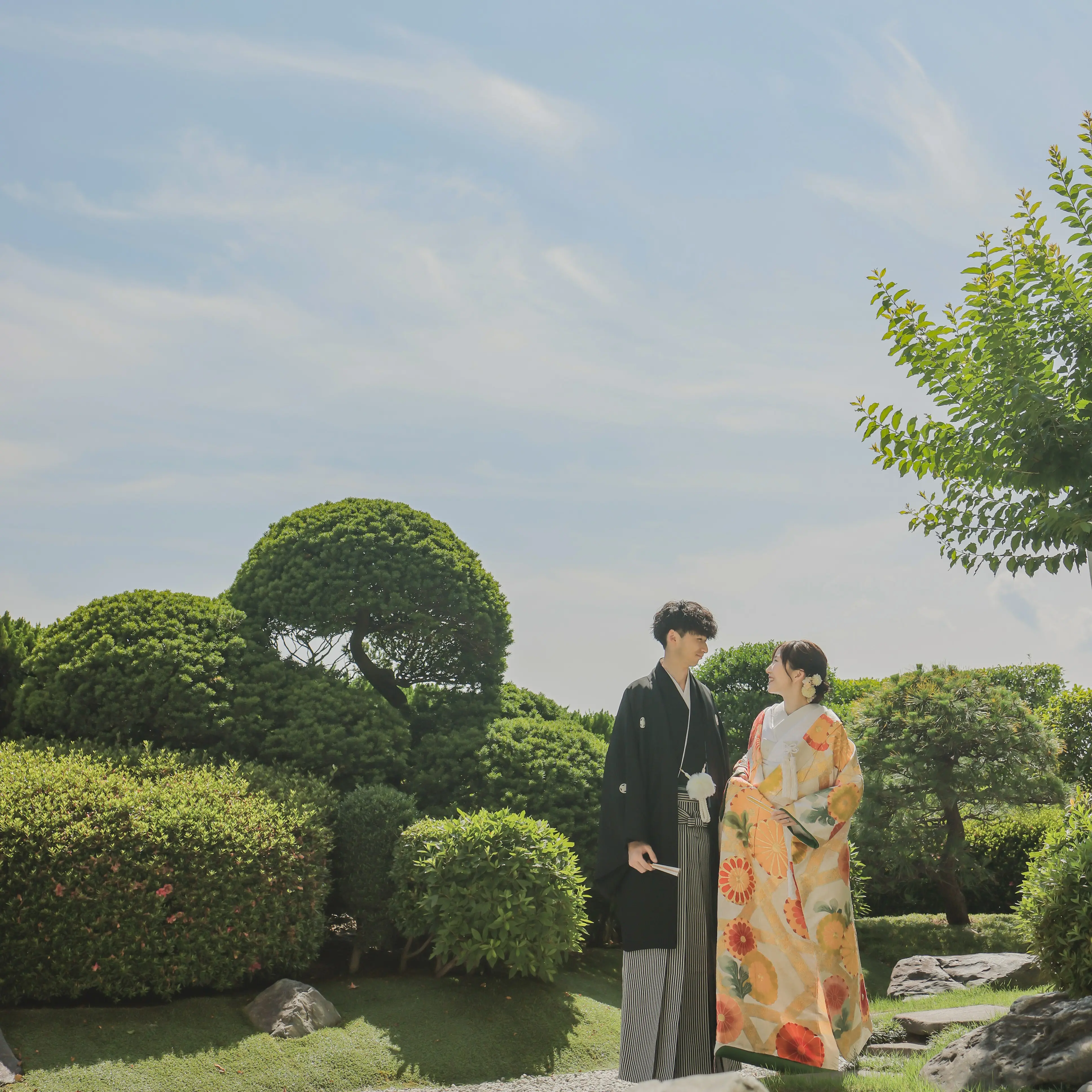 【和婚×春シーズン限定特典のお知らせ】温かな春空背景で叶う伝統和婚×お色直し衣裳プレゼント