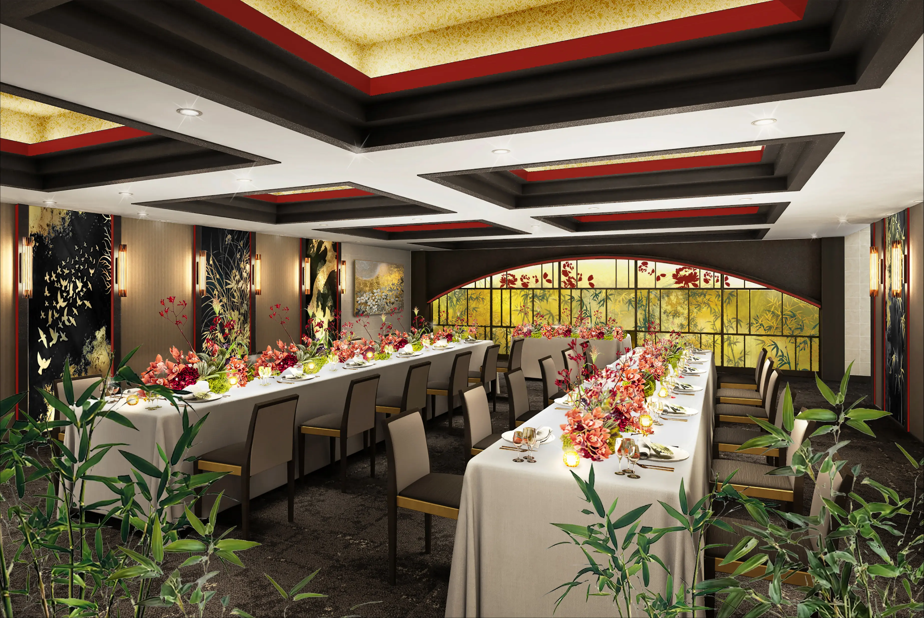 【牡丹の間】2026年1月にリニューアルオープン！少人数専用の上質な和モダン空間