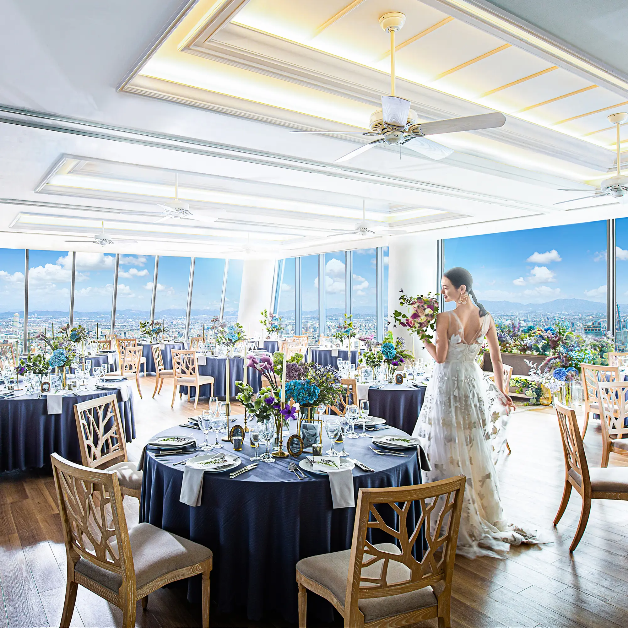 【ご来館で5.5万ギフト券プレゼント】最大100万円ご優待★名駅直結×地上180mの天空ウェディング