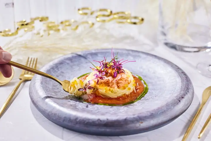 お料理重視のお客様必見！オープンキッチンで魅せる世界レベルのイタリアン/グランシェフの料理