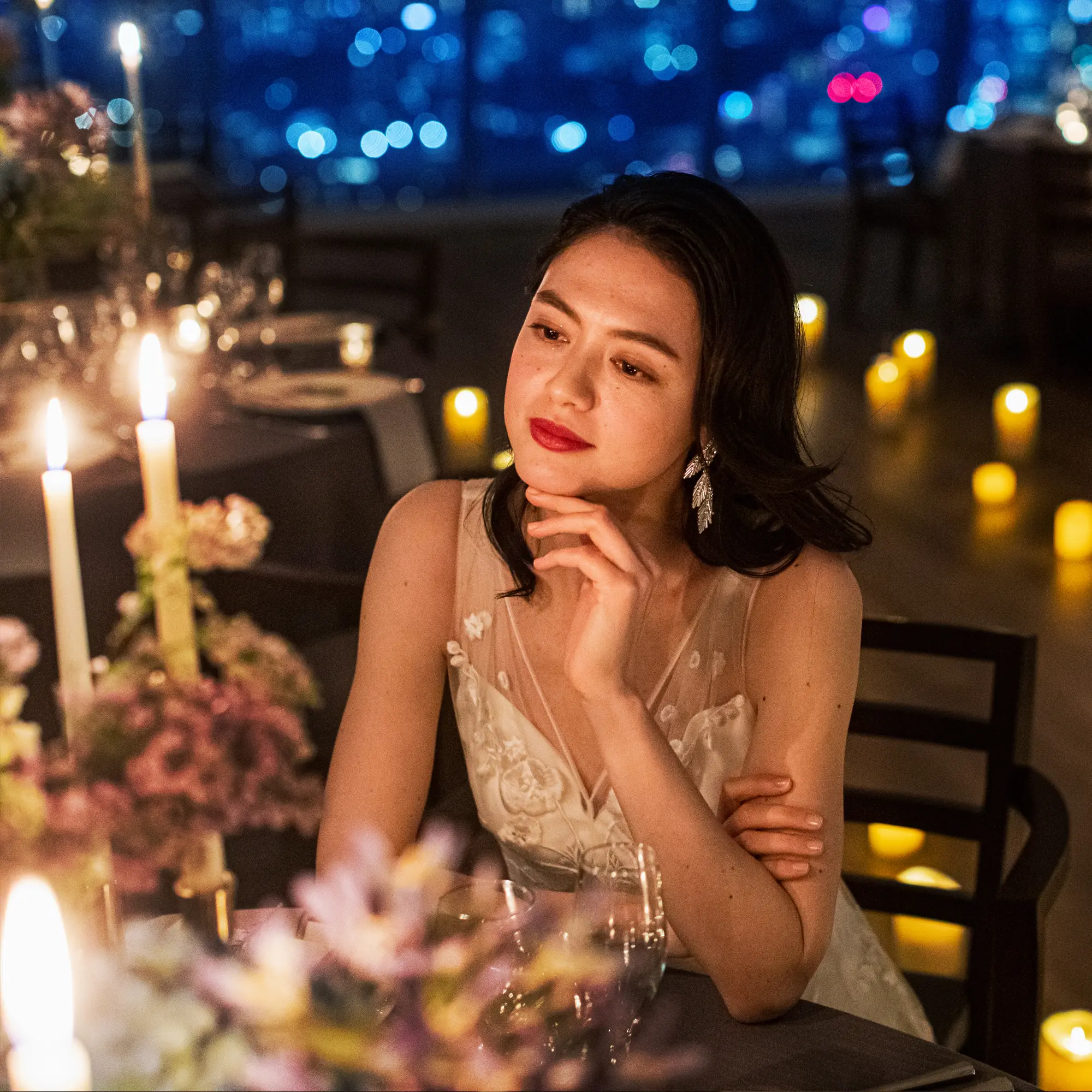 【公式HP限定★5.5万円ギフト券】名古屋の夜景を一望！エリアNo1の地上180m天空ウェディング