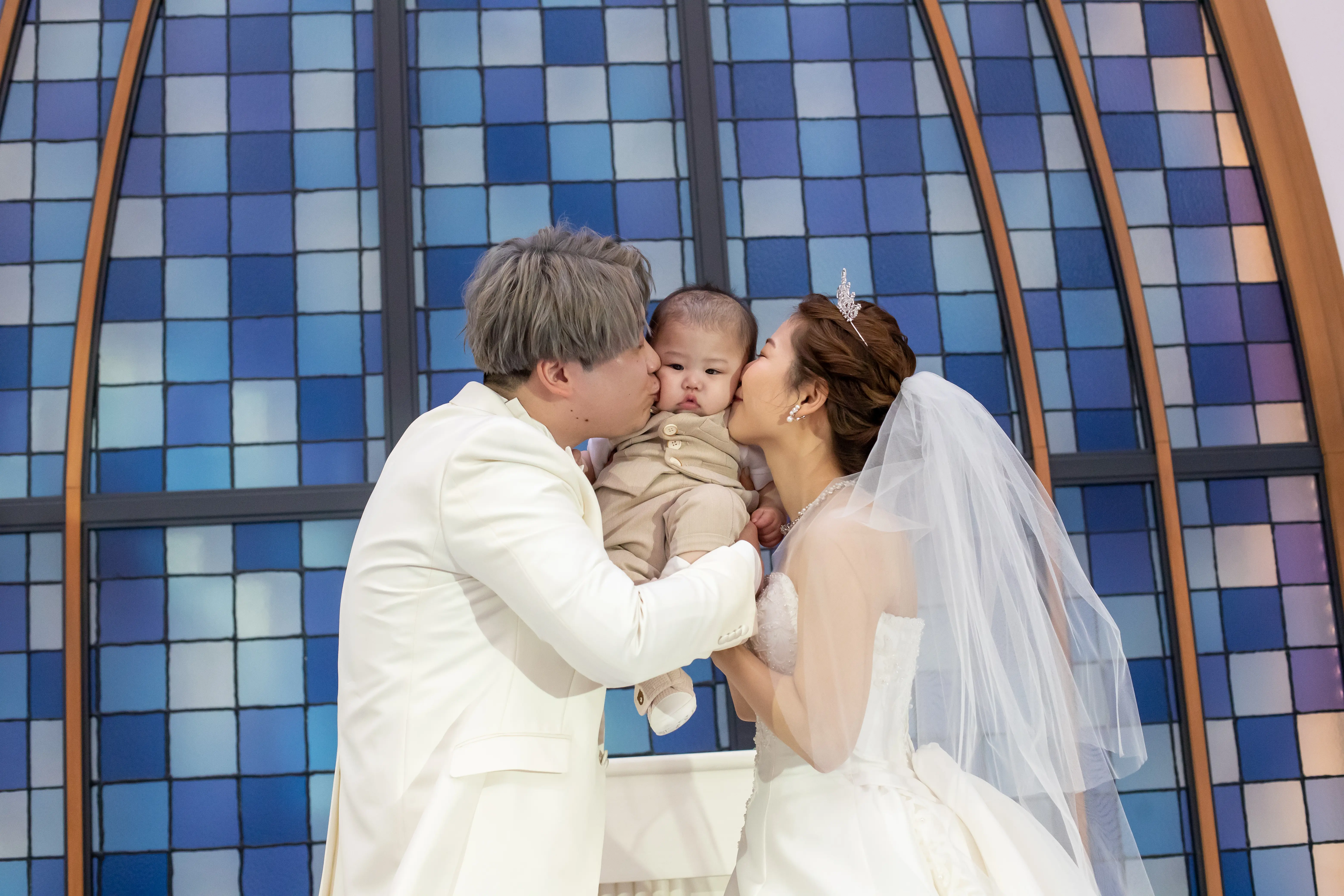 【結婚式レポート】わが子とウェディング♪パパママ婚＊