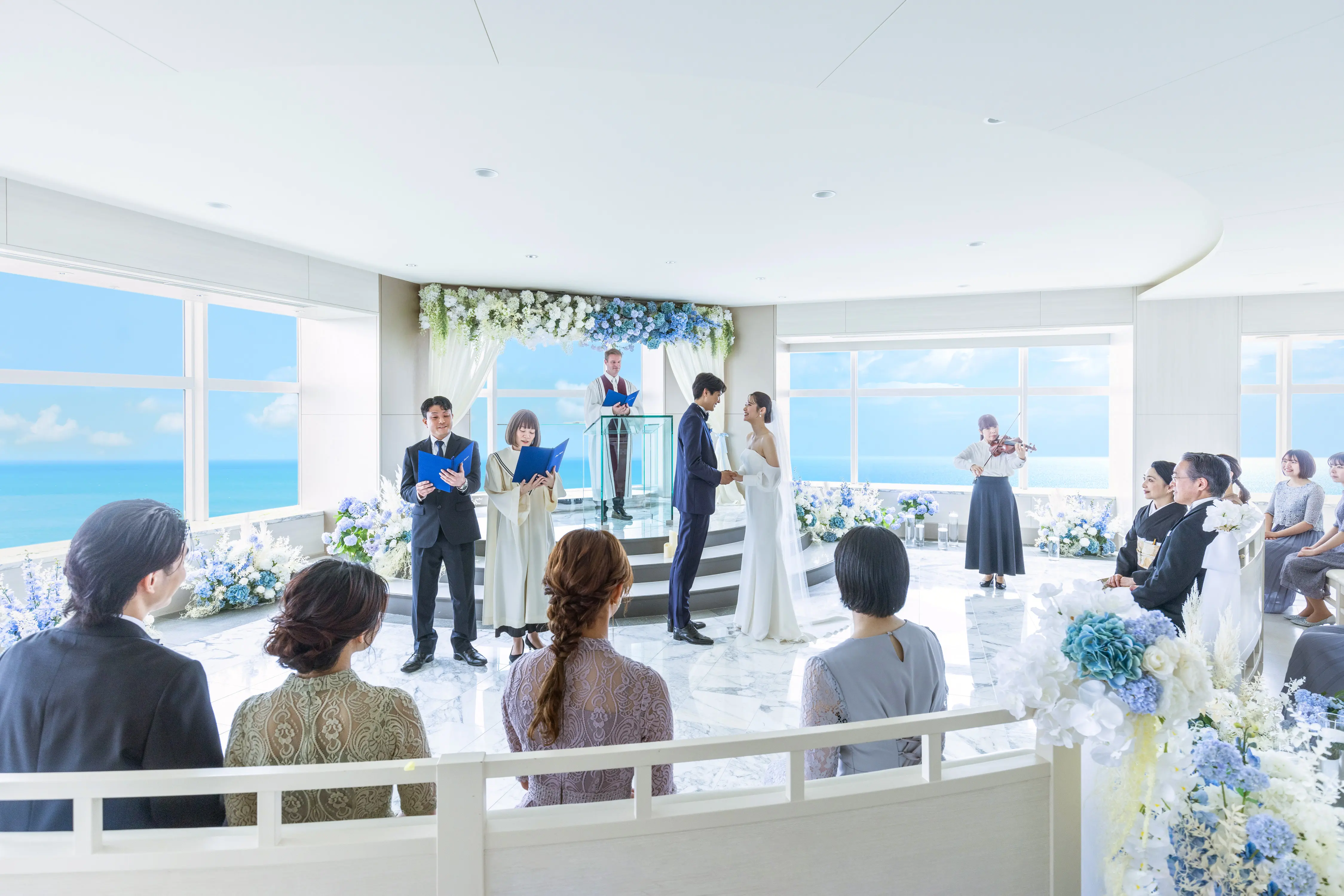 宮崎シーガイア★オーシャンビューリゾートで非日常ウエディング★後日無料試食OKのオンラインフェアも♪