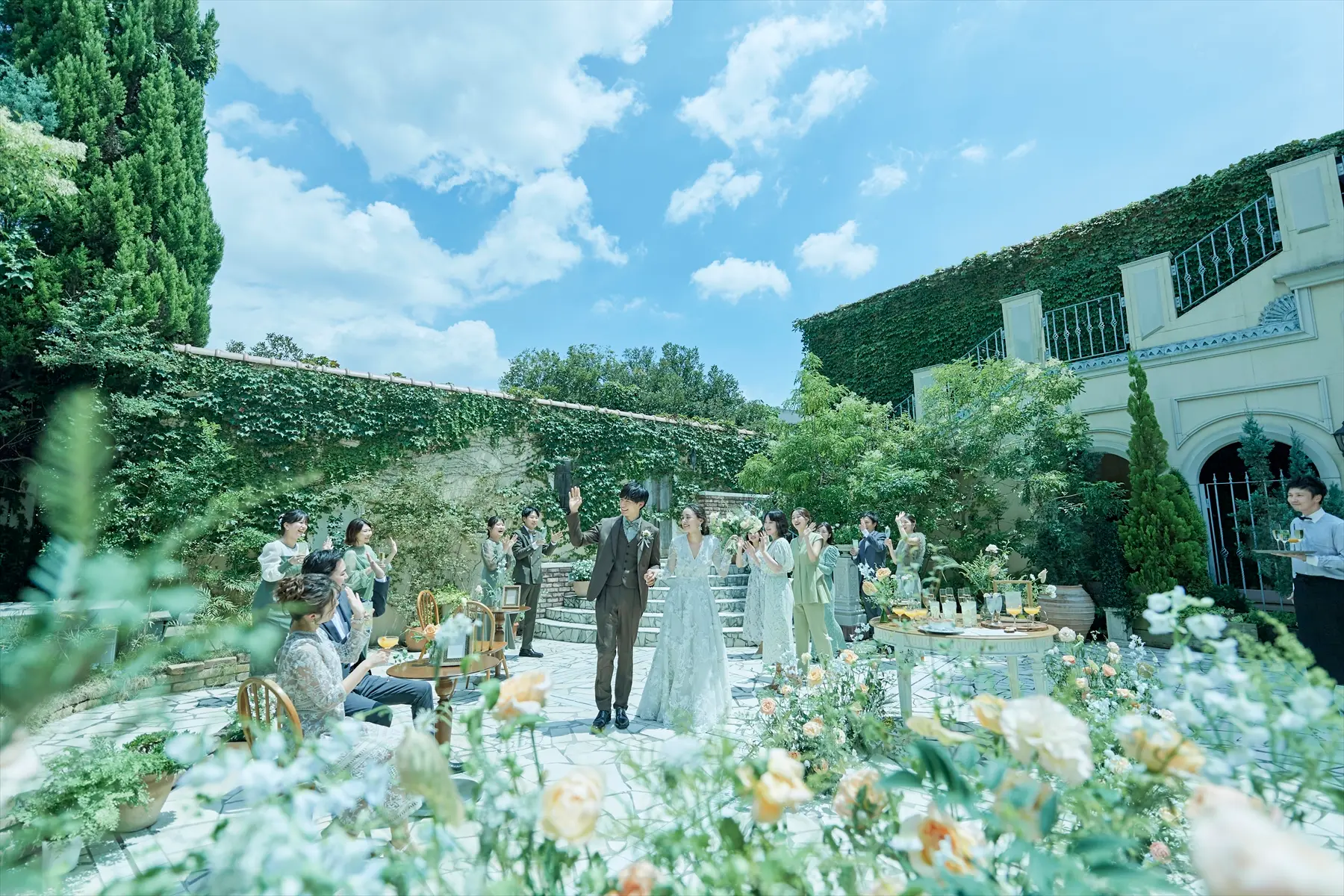 ＼1軒目来館限定／大人気《JUNO》ウエディングドレス3着44万円プレゼント★フェア予約はこちら>>