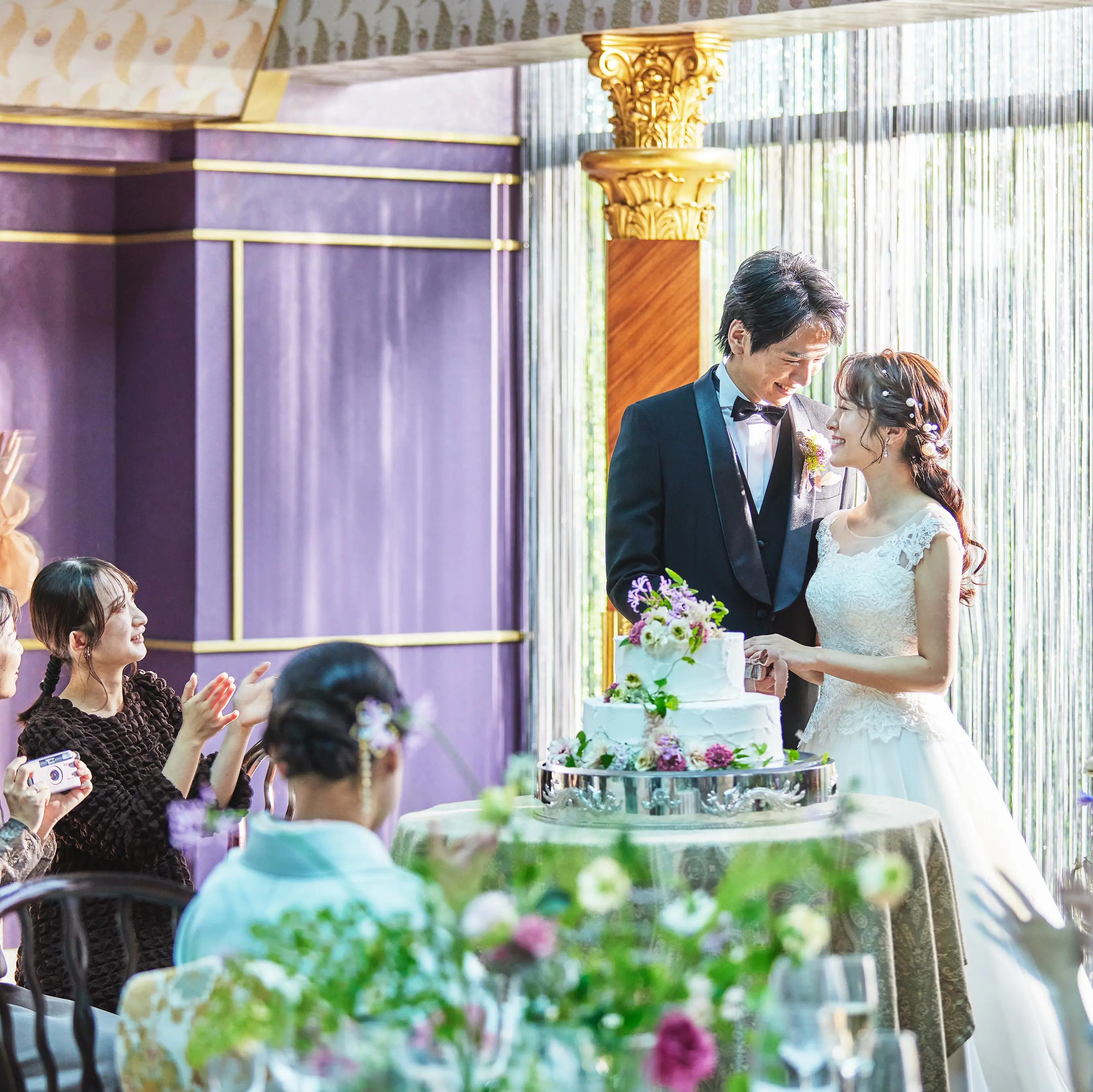 【ウェディングレポート】乃木會館で結婚式を挙げた先輩カップルの笑顔あふれる1日をお届け♪