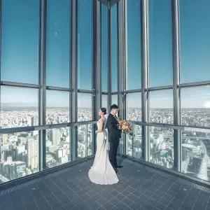 ＊名駅直結アクセス◎＊ミッドランドスクエア最上階で叶える【全天候型ウエディング】でゲスト満足度もUP