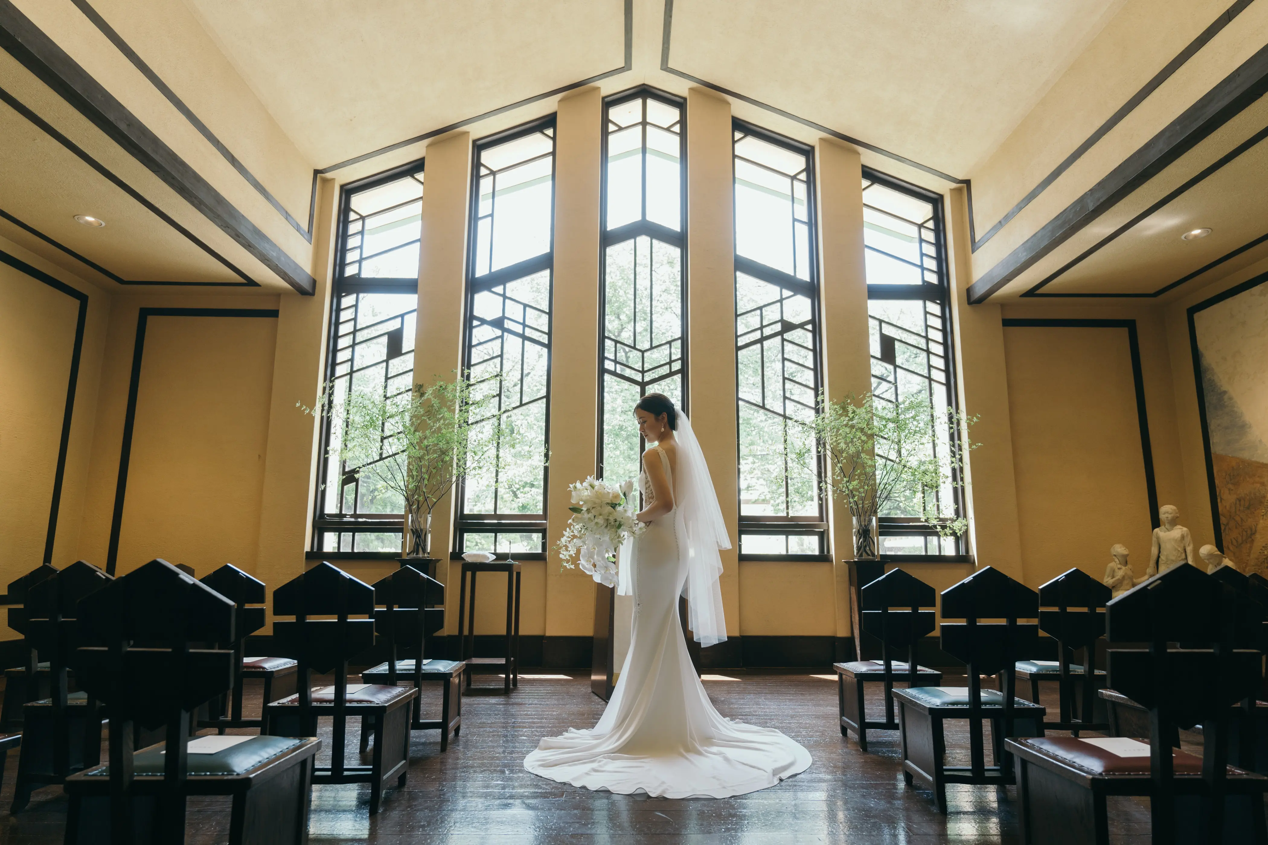 名建築の巨匠【F・ロイド・ライト】ずっと残る場所：名建築で叶う！アットホームウェディング