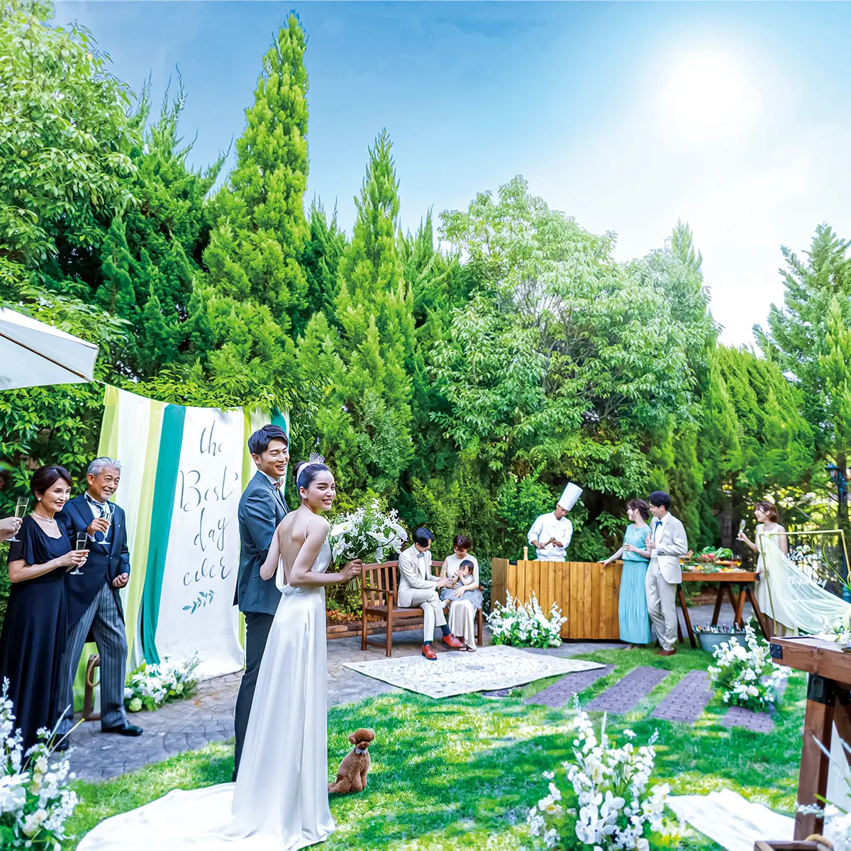 ＼7年連続＊2026年京都総合1位受賞！／1日貸切☆自然あふれるガーデン付き邸宅でスローウェディング