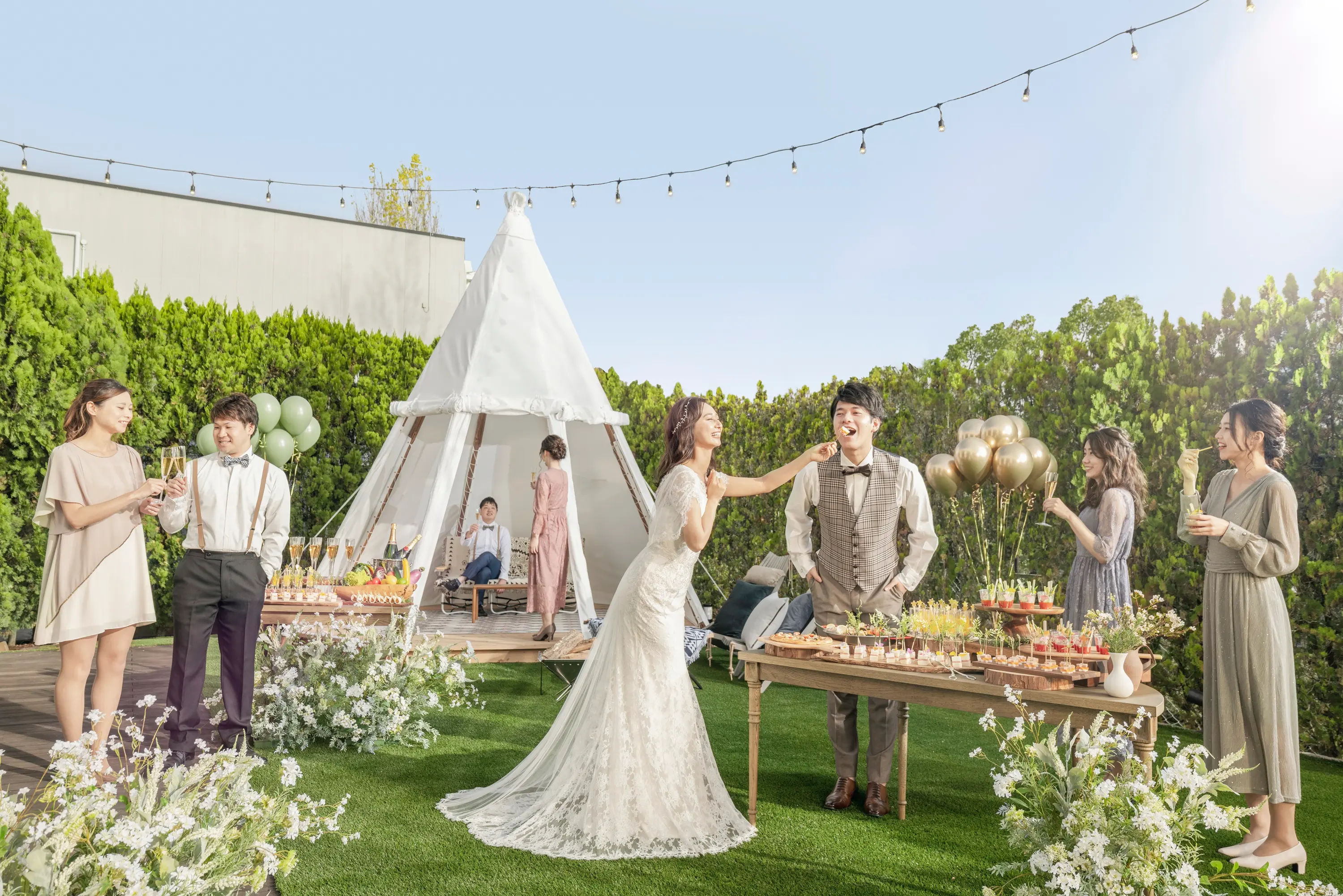 【GW限定★最大150万ご優待】森のガーデン挙式体験＆豪華4万フレンチ堪能*新作ドレス見学フェア