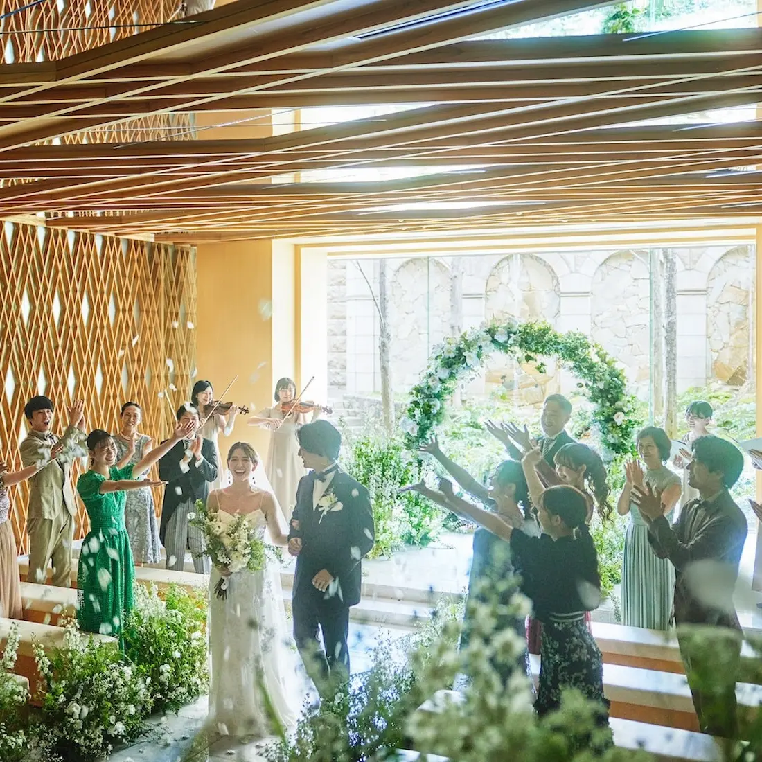 【最大155万優待＆4万試食】"ふたりらしい素敵な結婚式！"ゲストから高評価＊選べるチャペル挙式体験