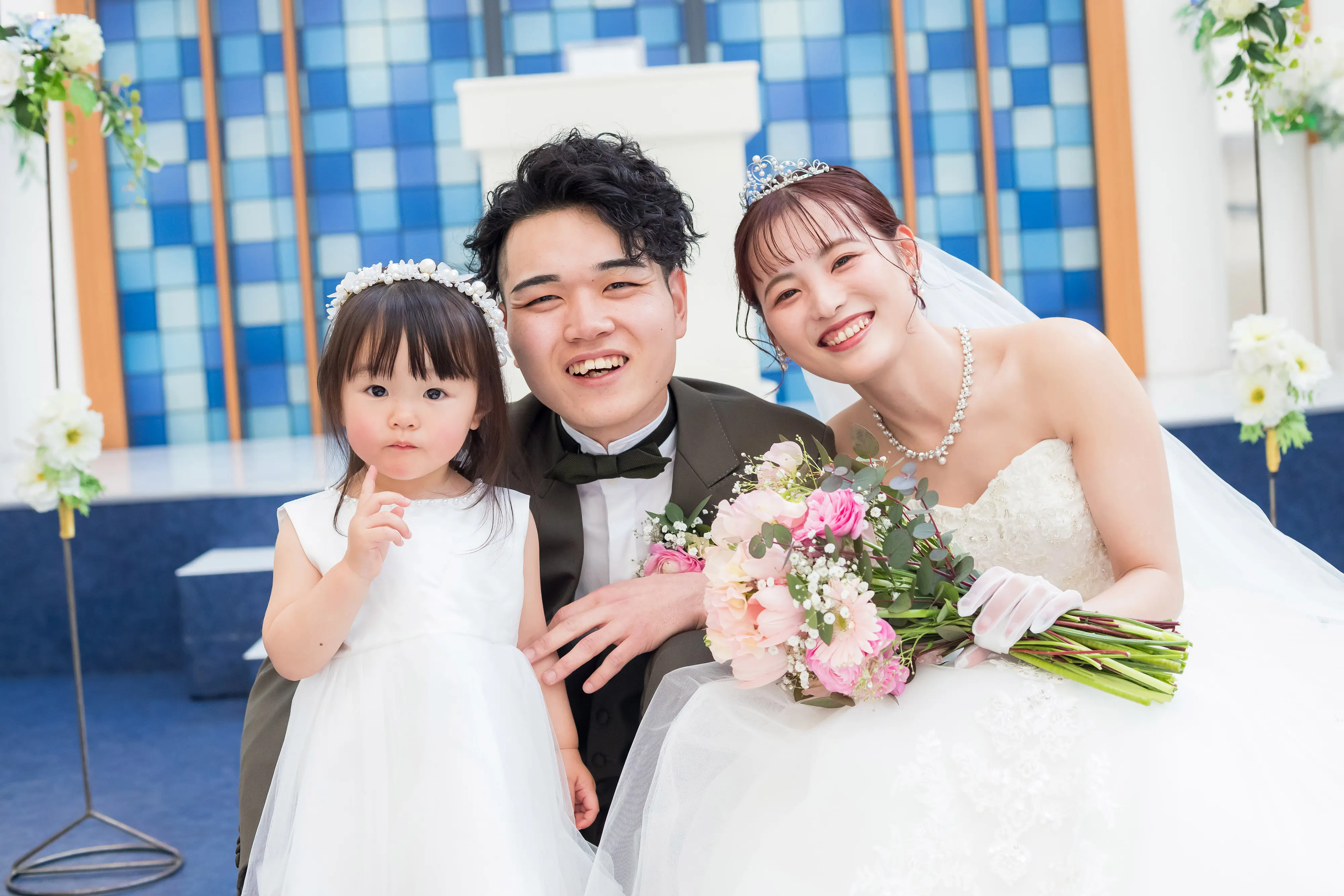 【結婚式レポート】わが子とウェディング♪パパママ婚＊