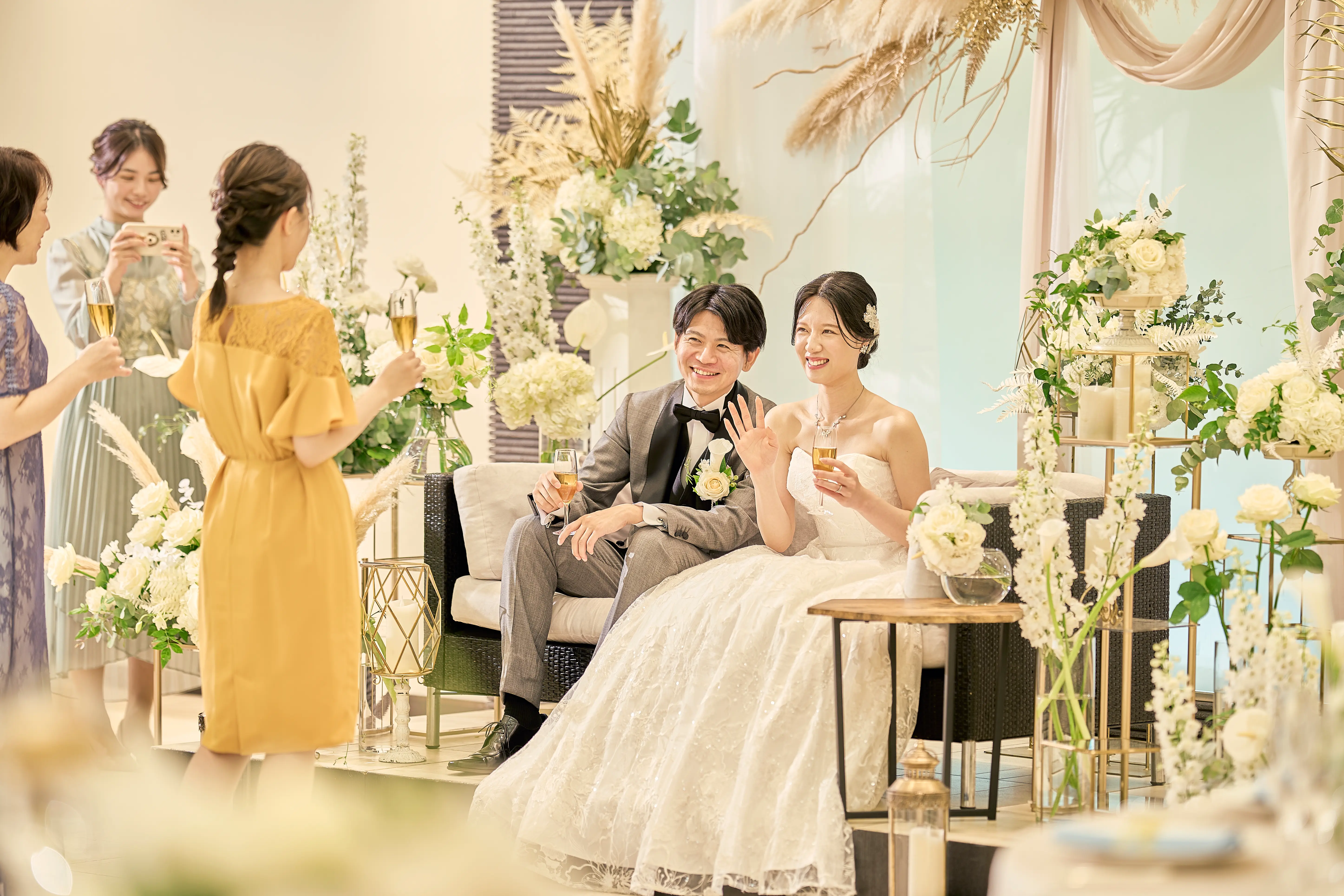 最寄駅から徒歩30秒。"行きやすいね"が嬉しいゲスト想いの結婚式場