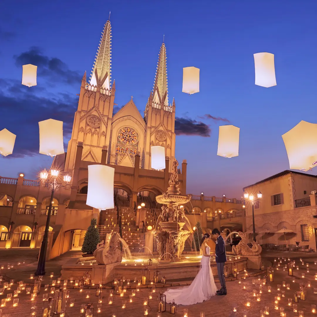 豪華20大特典付【卒花人気No.1フェア】大聖堂感動挙式体験×彼も喜ぶ絶品！！黒毛和牛試食付きフェア