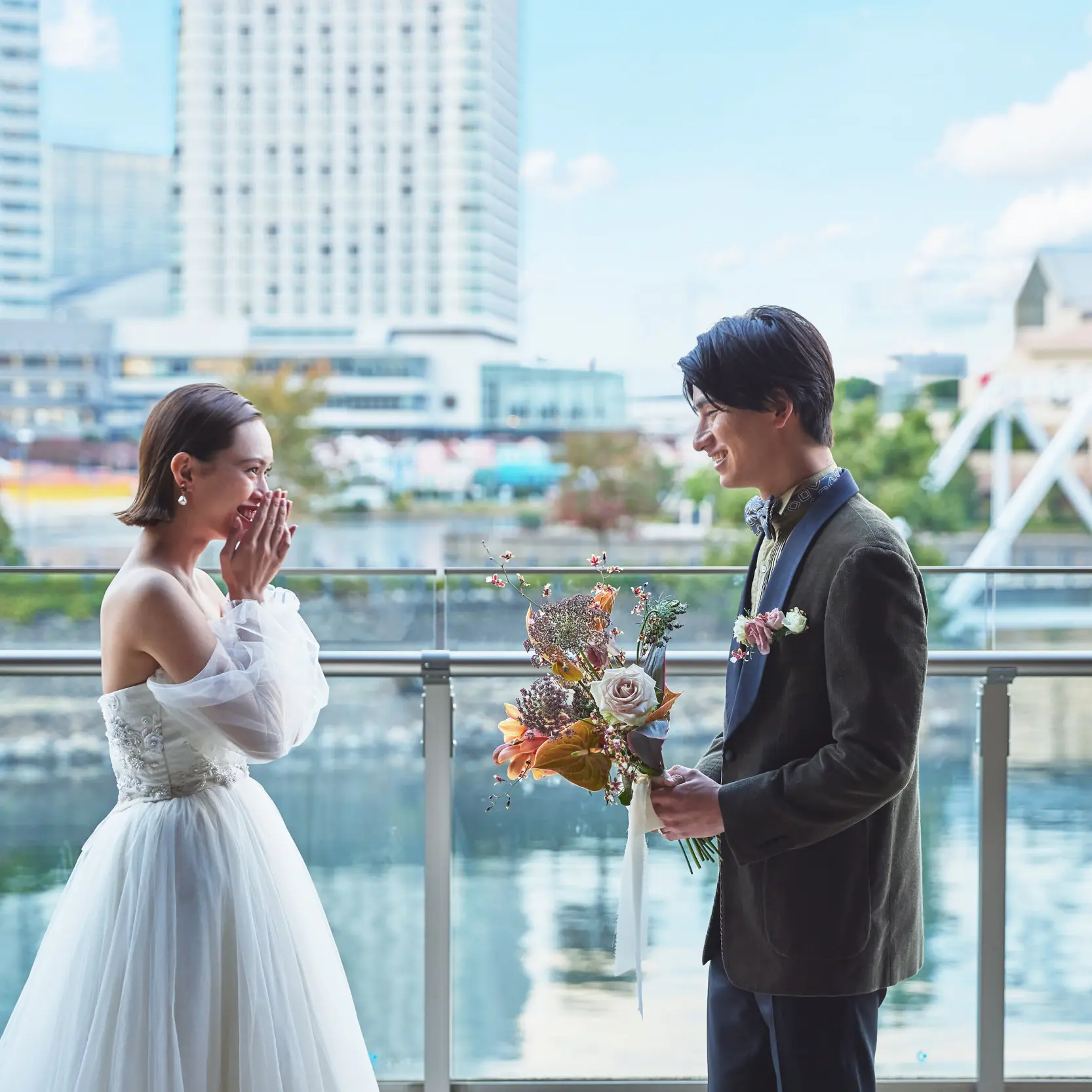 【初見学1万ギフト！最大140万優待】横浜らしい絶景パノラマビュー感動挙式×大人の贅沢ウエディング