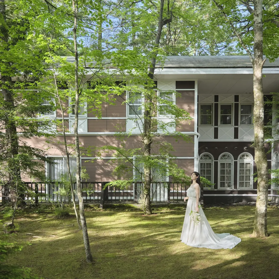 軽井沢らしい森の贅沢ウエディング【最大*交通費1万円サポート】想い描いた感動挙式＆少人数婚もOK