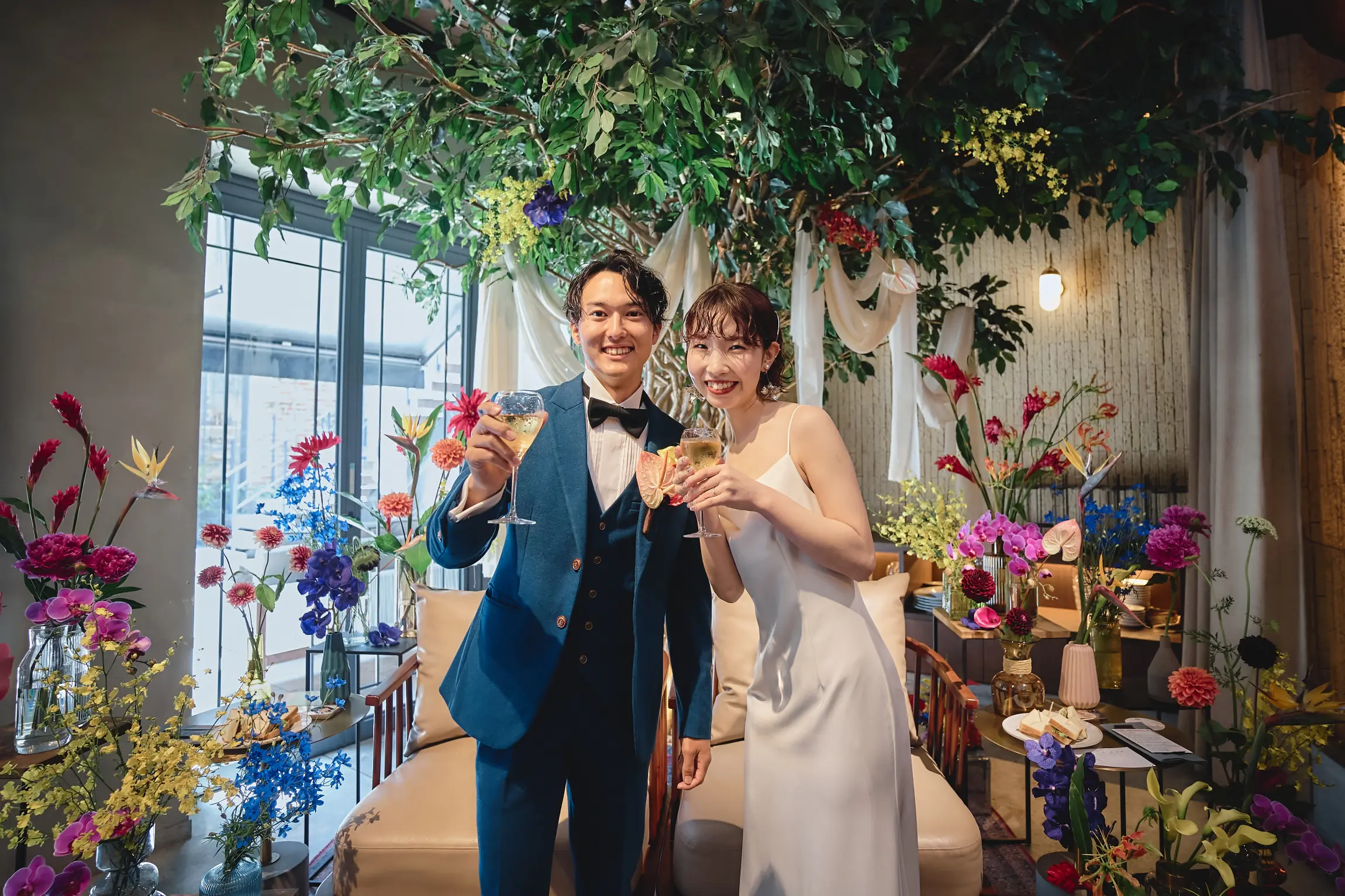 【カップルレポート公開中】カジュアルリッチなゲストと一緒に楽しむ新しいスタイルのウエディング♪