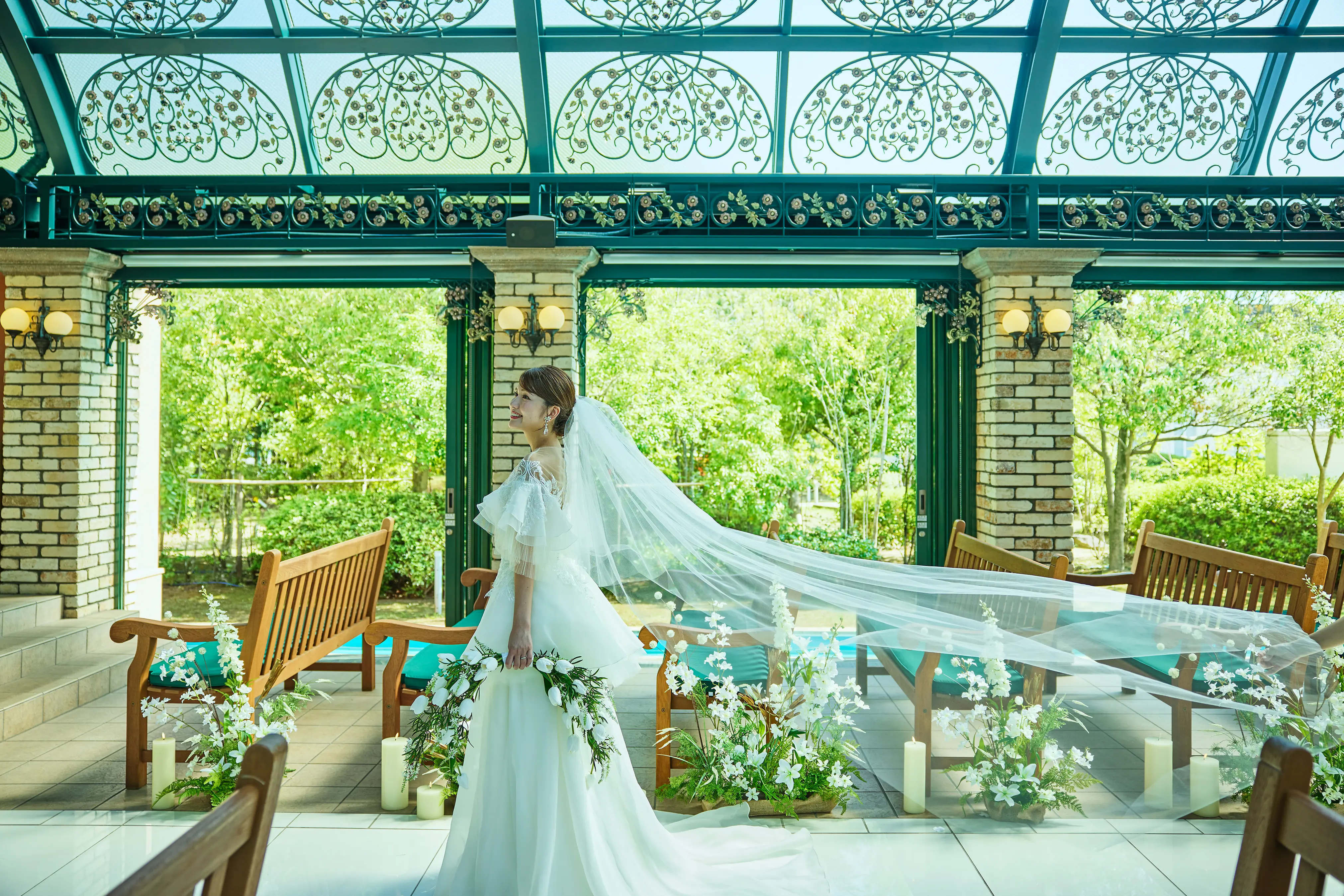 緑に囲まれた開放感ある当日をイメージしながらお料理試食ができる体験フェア！