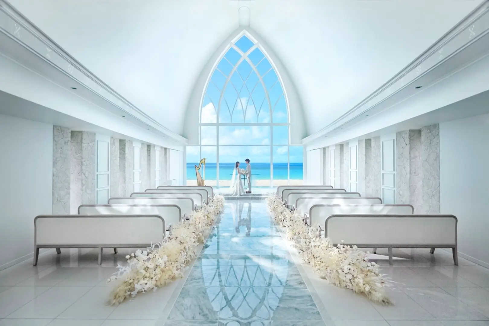 とびきりの透明度と静けさを誇る読谷村に佇む「ゲストハウス」で叶える特別なウェディング≫≫HPはこちら