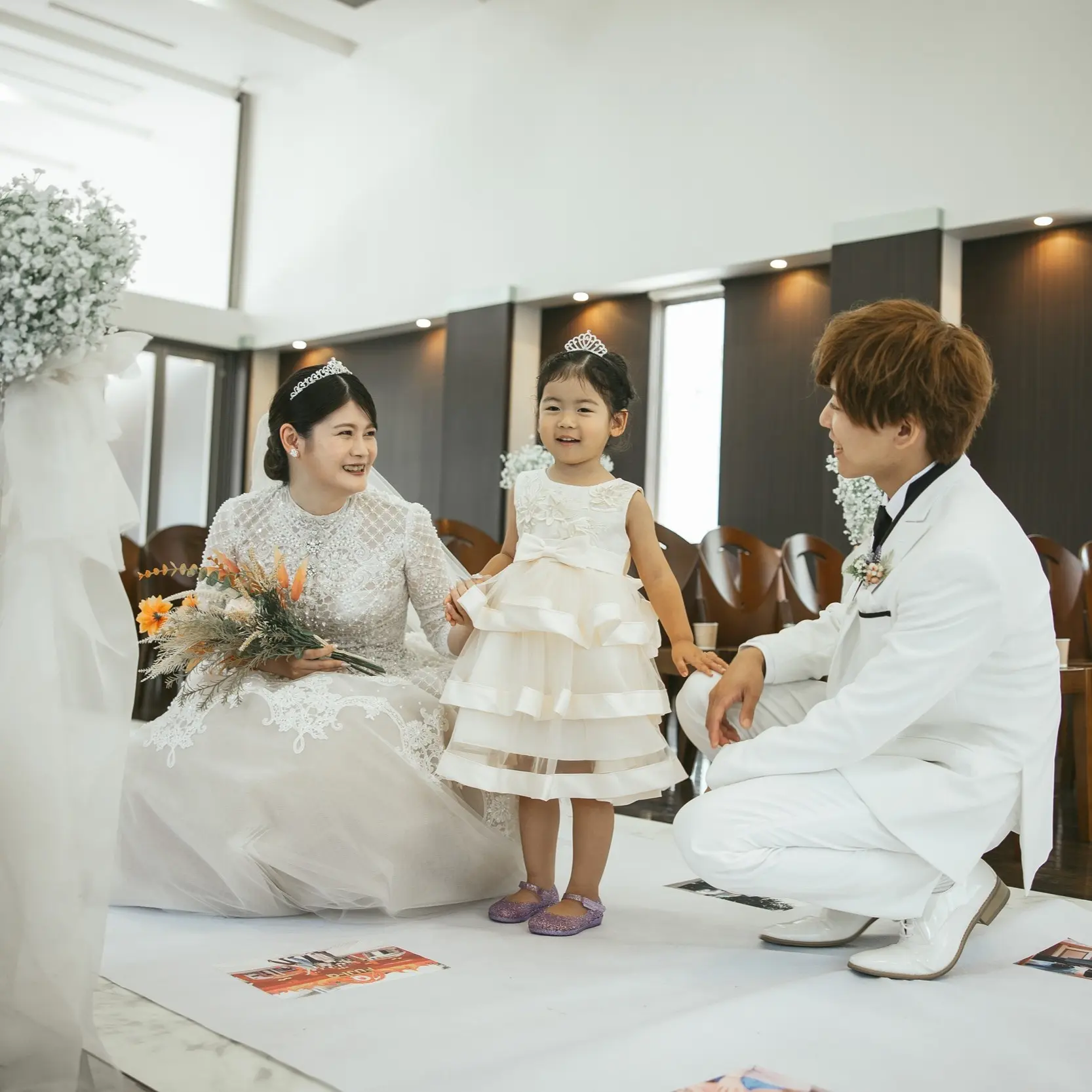 【卒花カップルレポート公開中】パパママ婚もお子様がいても安心☆