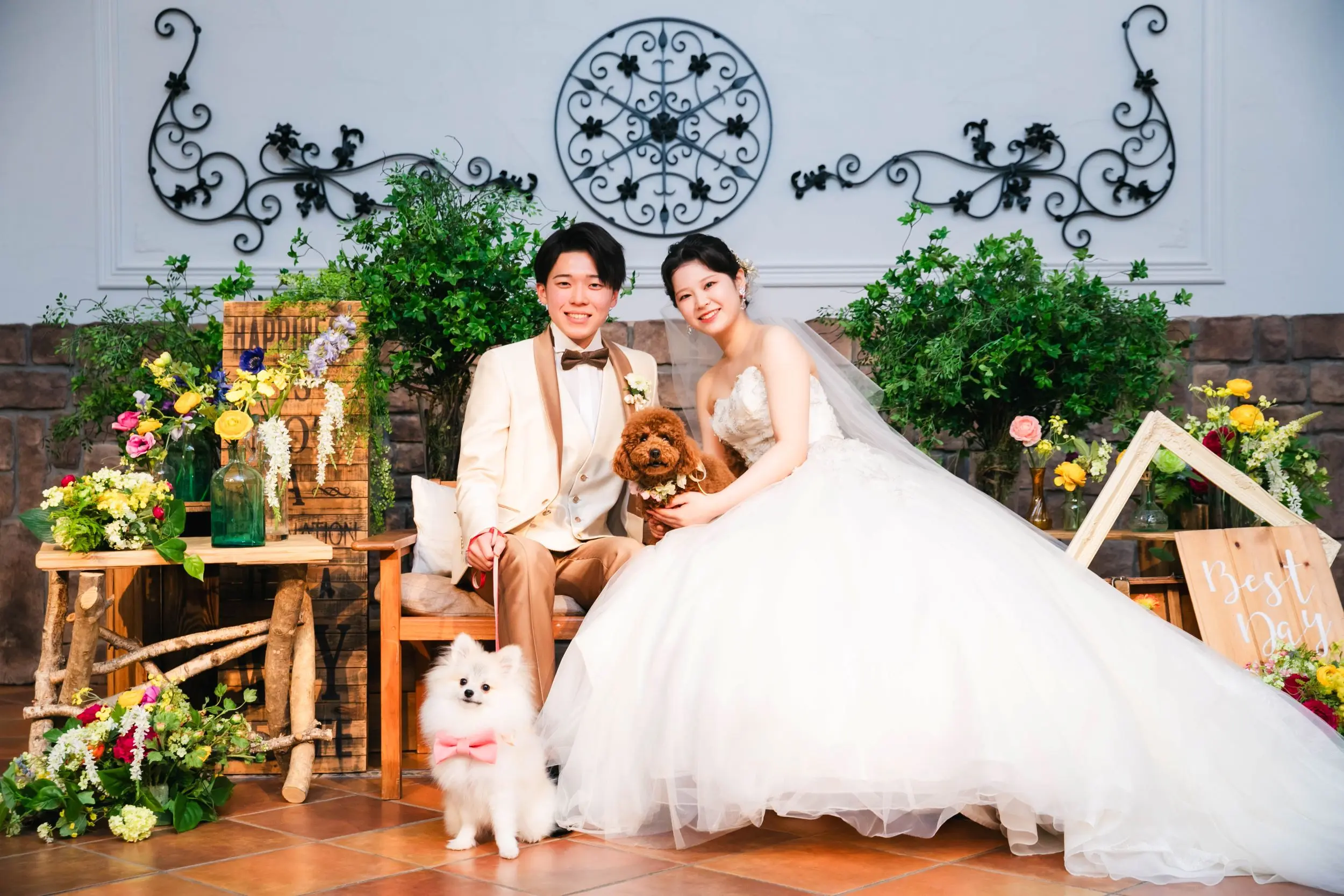 挙式～披露宴まで大切なペットと過ごすウェディング♪