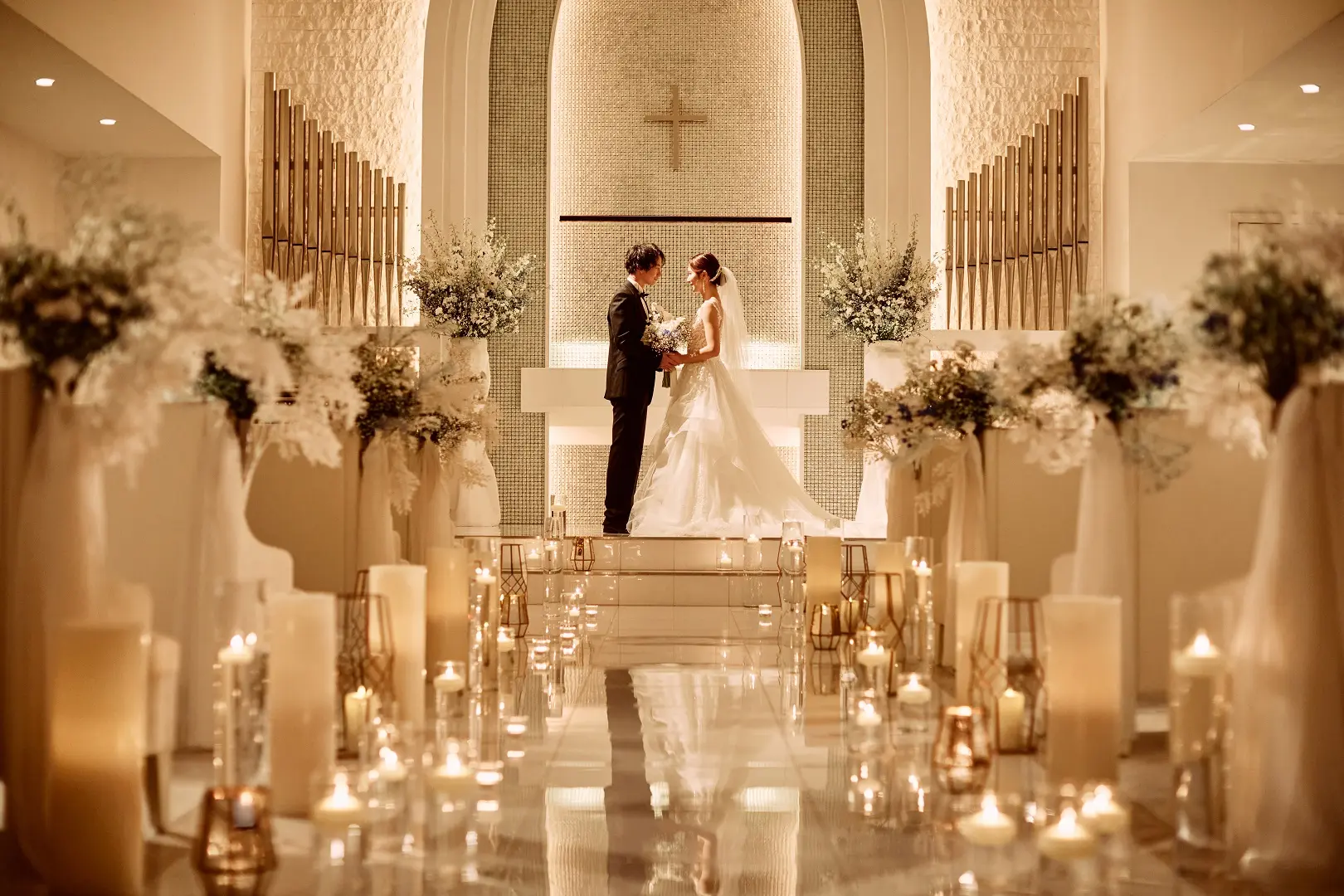 麻布グレイスゴスペル教会 セントメアリー記念礼拝堂で結婚式