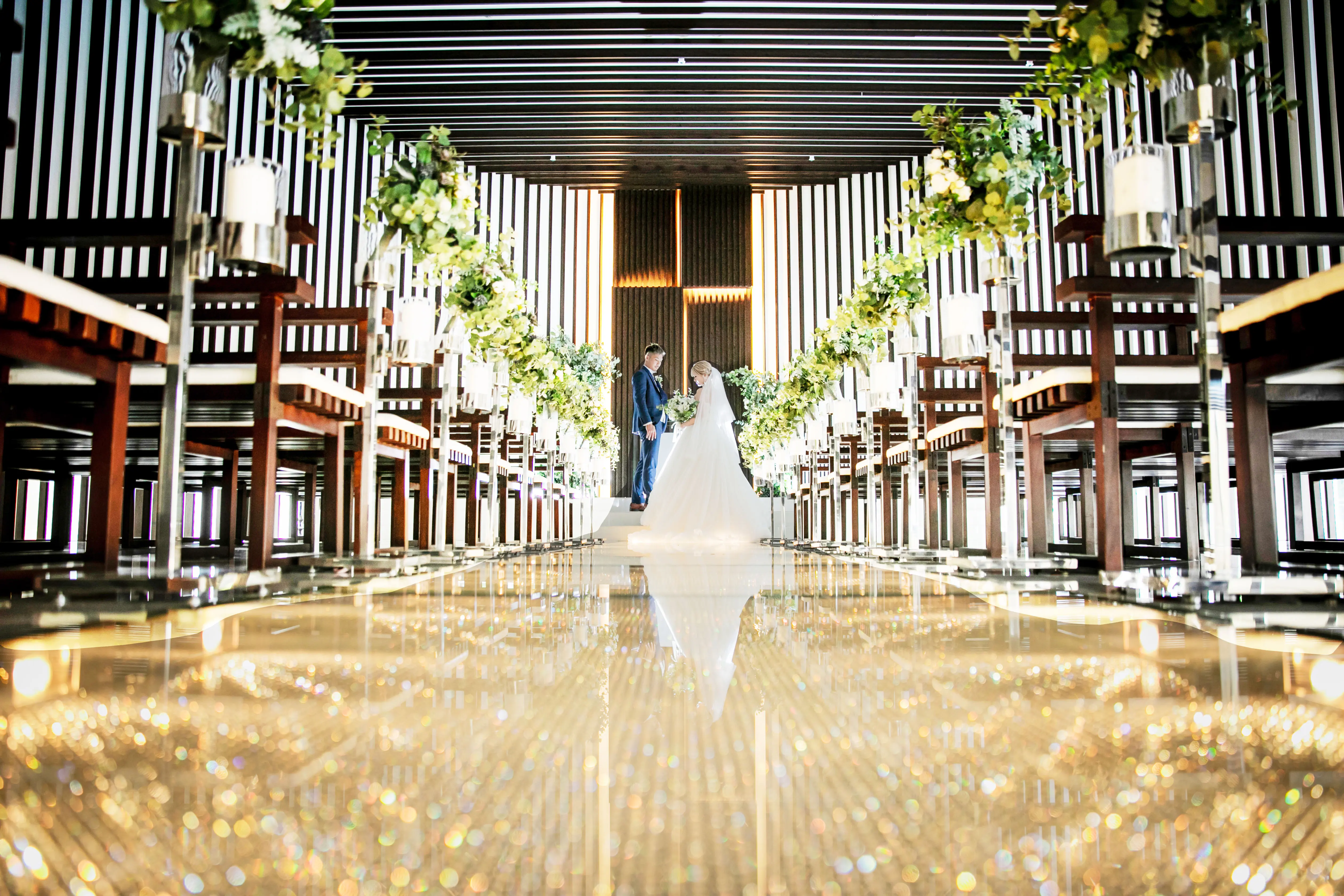 【ミュゼ四ツ池★WEDDING】＊ALL体験フェア＊水に浮かぶチャペル×贅沢試食×憧れのドレス