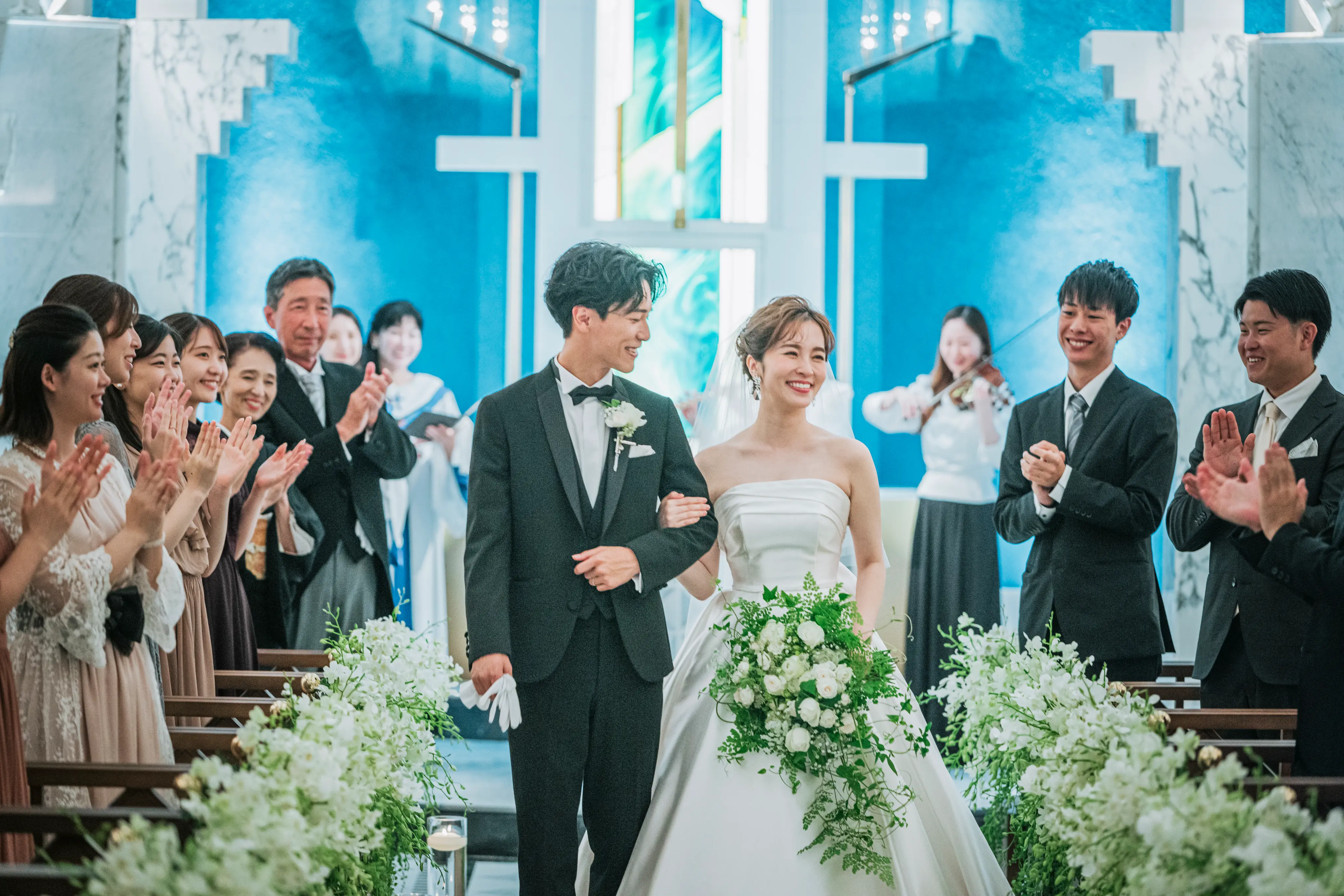 【卒花レポート公開中】ホテルニューオータニ幕張で結婚式を挙げられたカップル様のウエディングストーリー