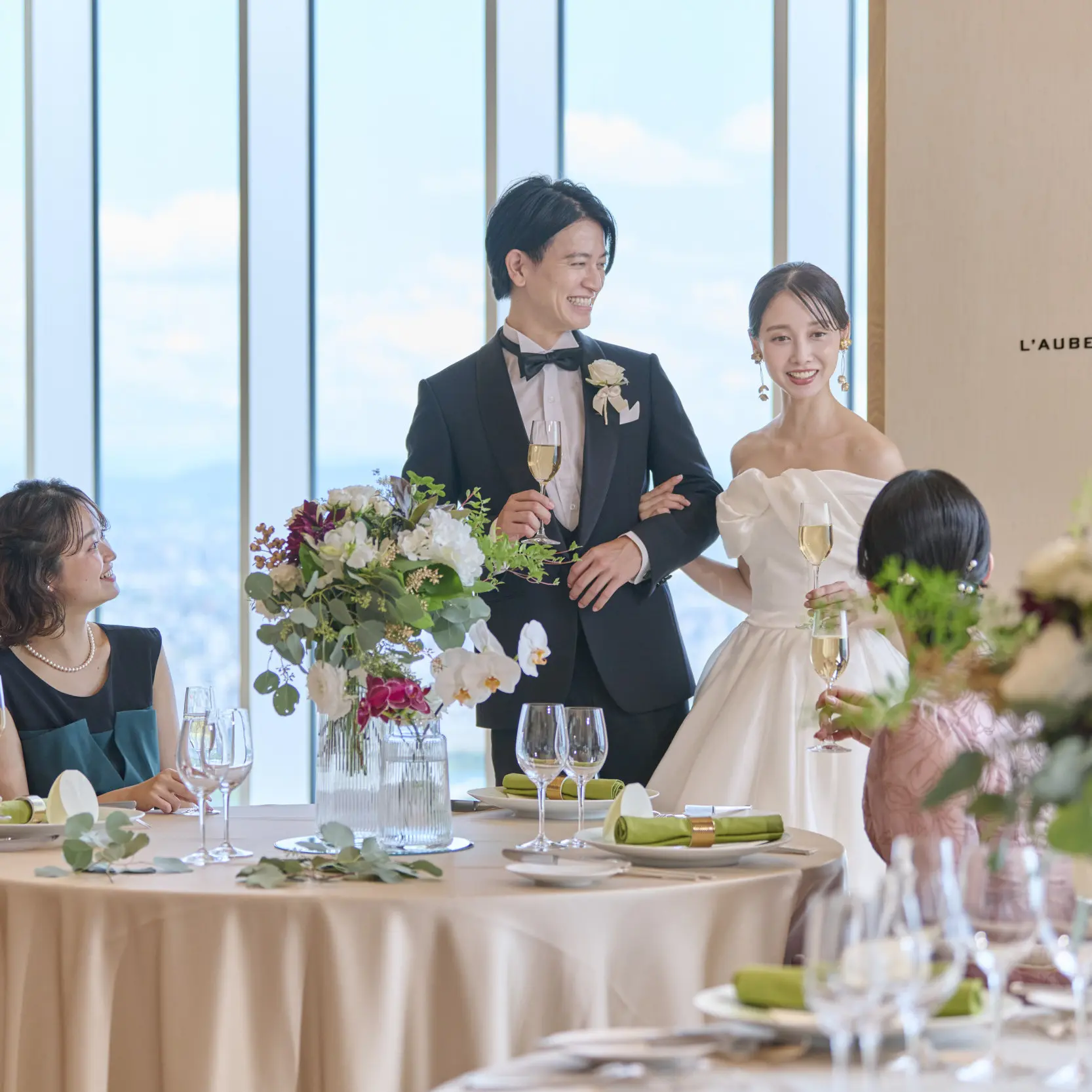 ＊名駅直結アクセス◎＊ミッドランドスクエア最上階で叶える【全天候型ウエディング】でゲスト満足度もUP