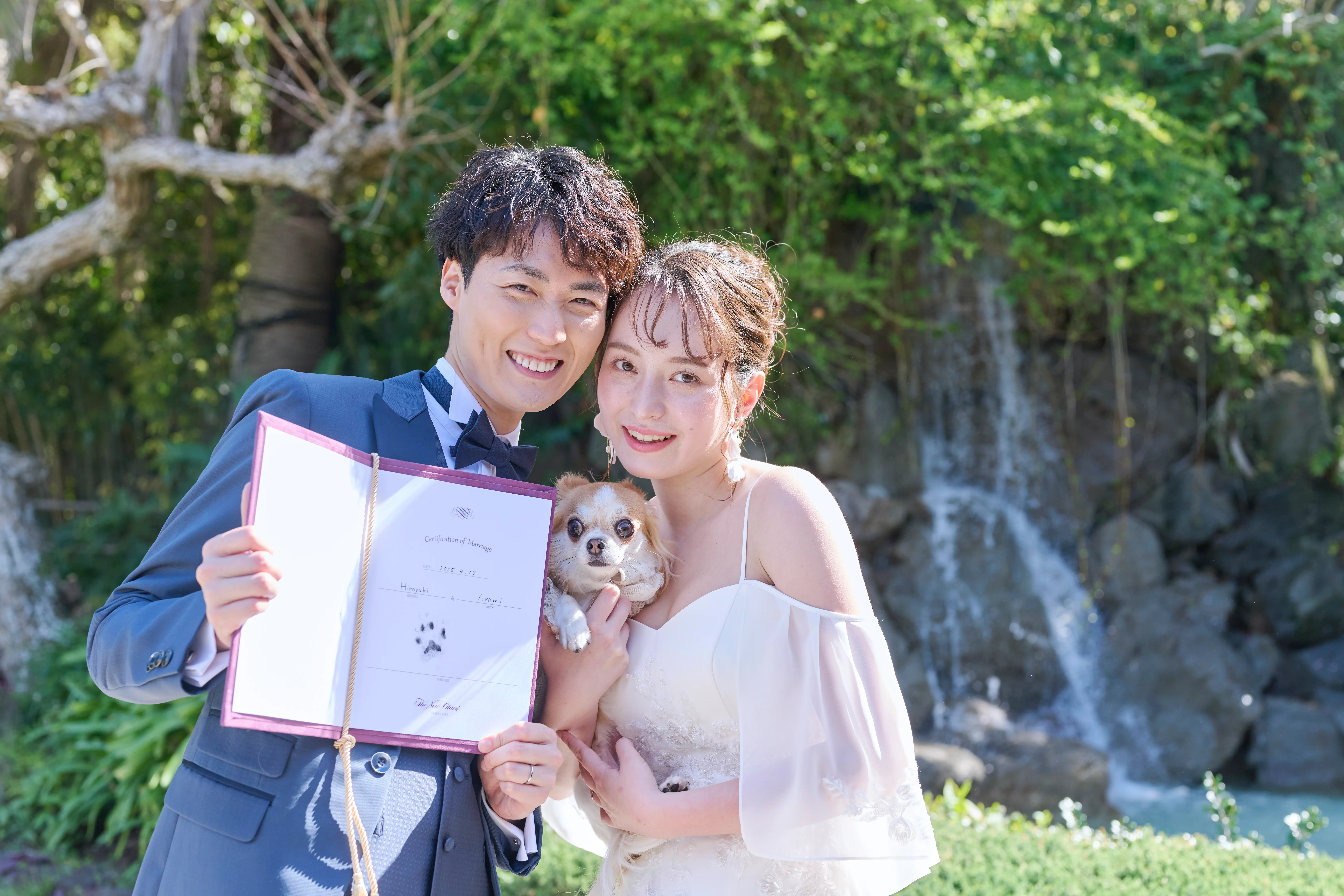 【愛犬と叶えるウエディング】ペットシッターサービス付だから安心！！人気のリングドック演出も◎