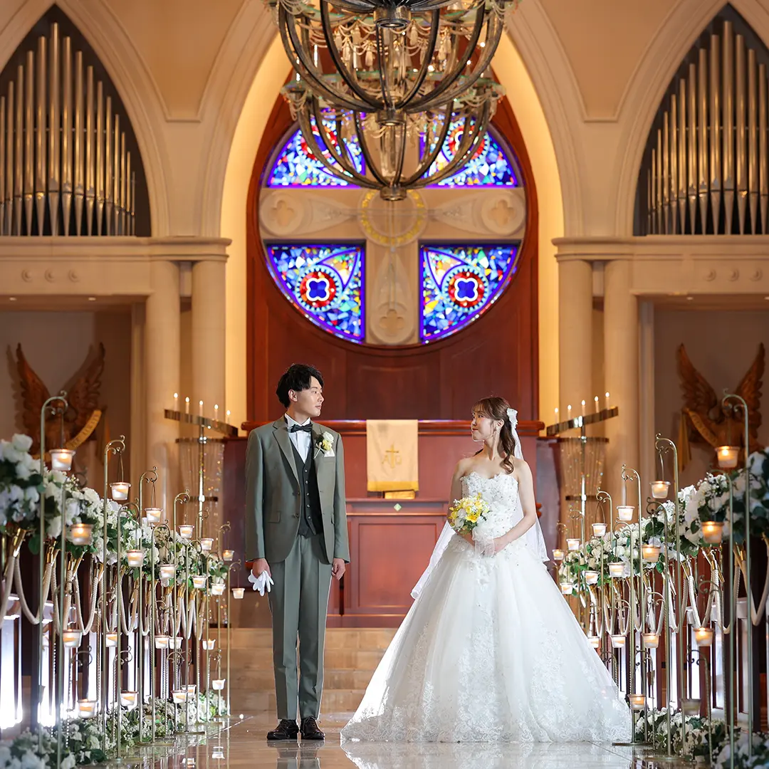 【ウエディングレポート公開中】札幌で憧れの大聖堂結婚式をかなえた先輩カップルをご紹介！