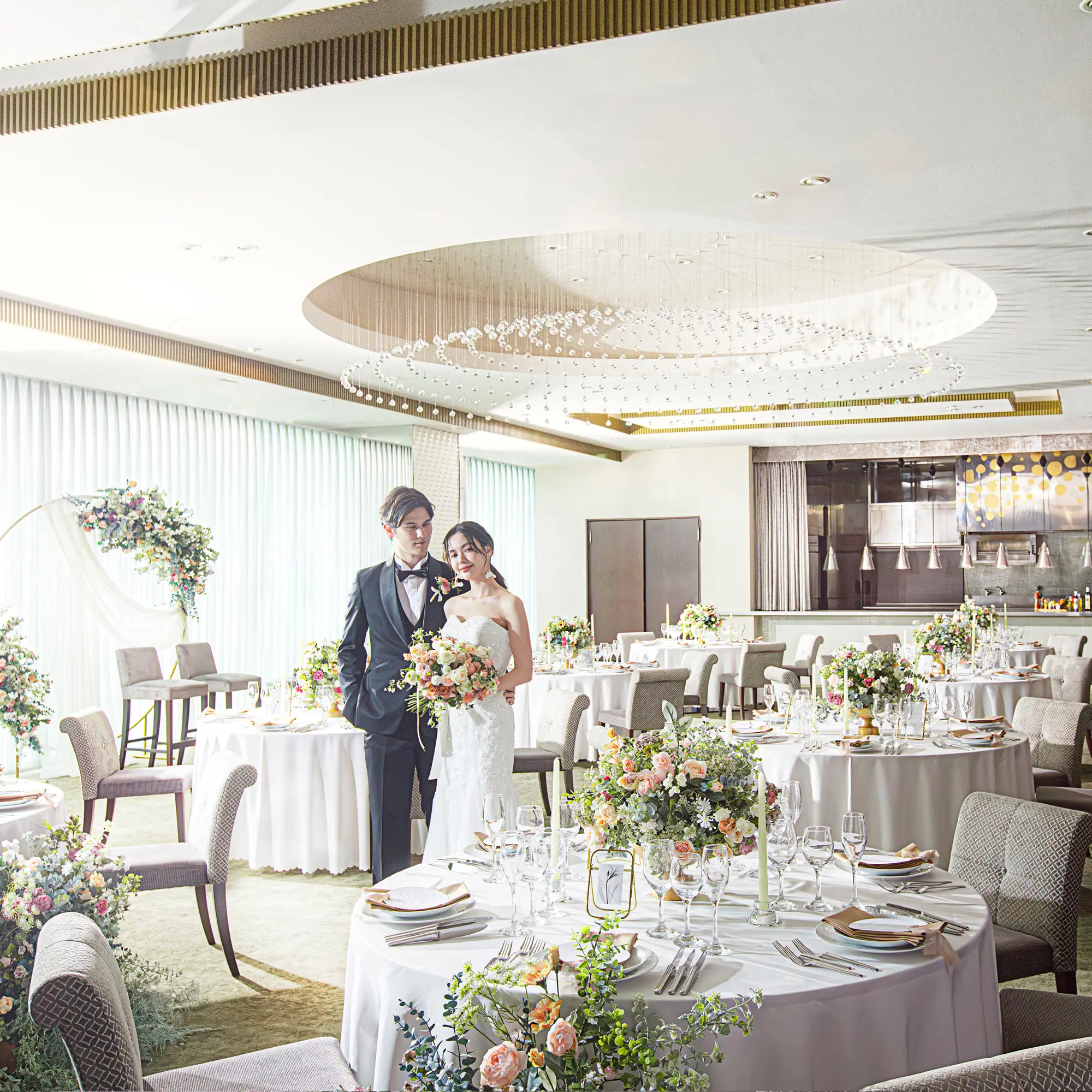 【公式HPからのご予約で5.5万ギフト】15名81万円～少人数プラン★クチコミ好評の美食ウェディング