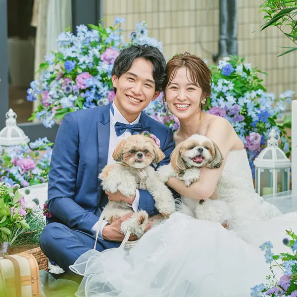 【挙式も披露宴もペットも一緒♪】新山口駅前の開放感あふれる全天候型リゾートウエディング☆