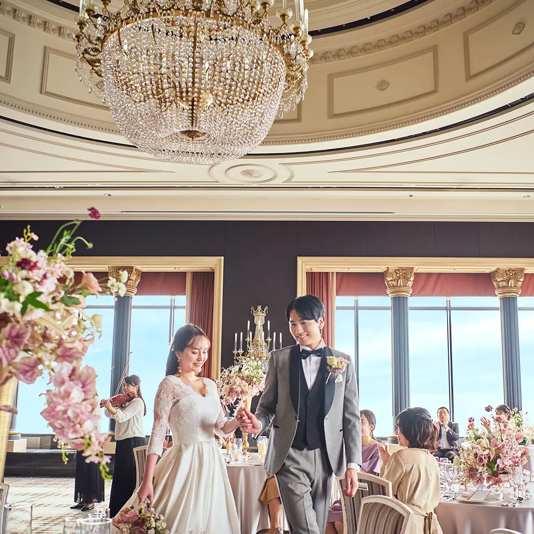 【公式HPベストレート】3月限定＊日程限定チャペル生演奏＆カラー診断ドレス試着◆試食＆2万ギフト