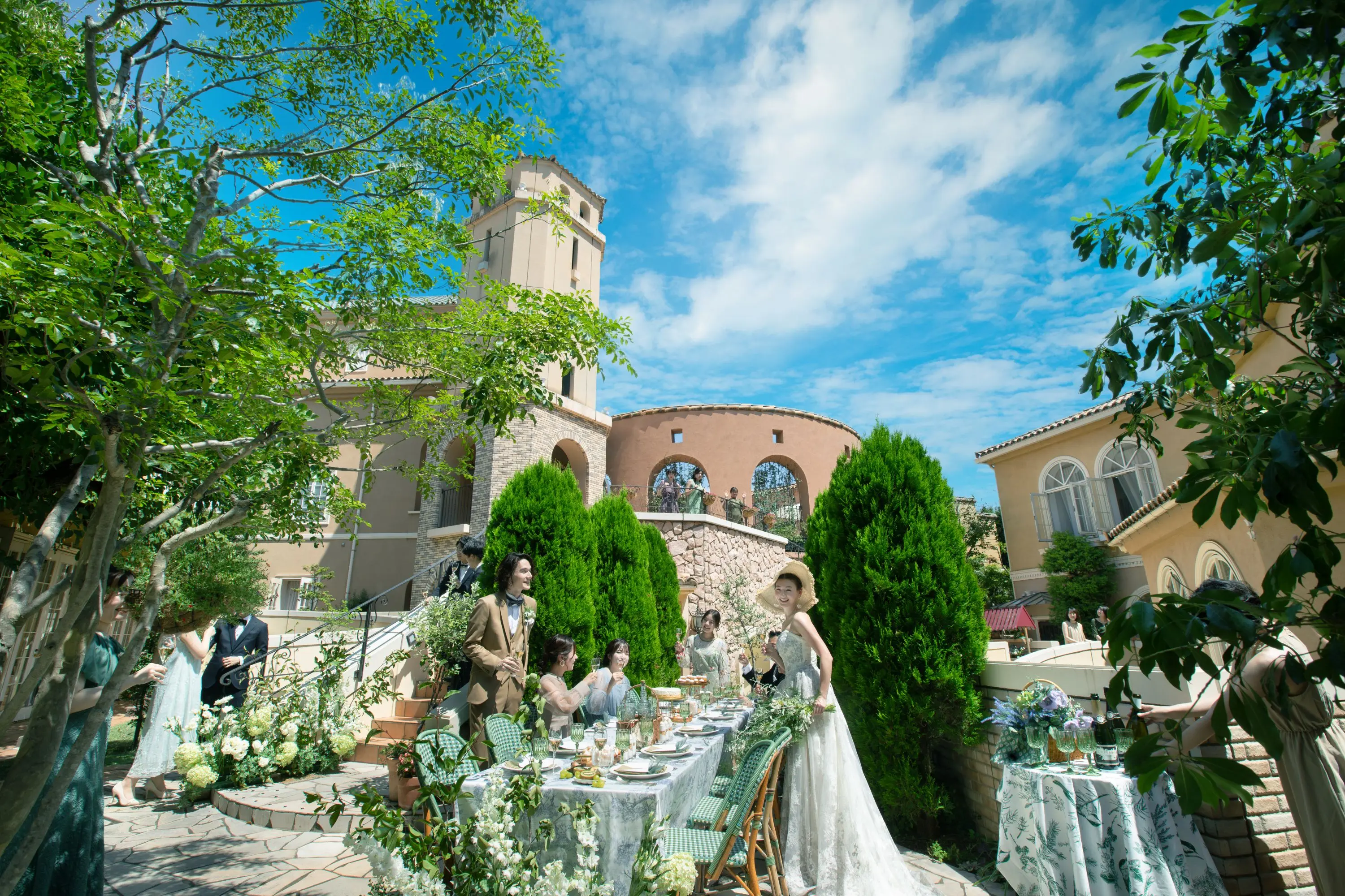 【フォトギャラリー公開中】南フランスの街並みを貸切｜大宮駅すぐ閑静な邸宅地で海外のようなウェディング