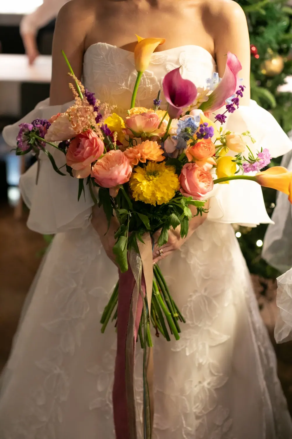 Michiko Kuge プチポワン 結婚式 お呼ばれ 発表会 セレブ 高級 運命の1着はトモ コイズミ×エミリオ・プッチ。ニューヨークの花嫁が