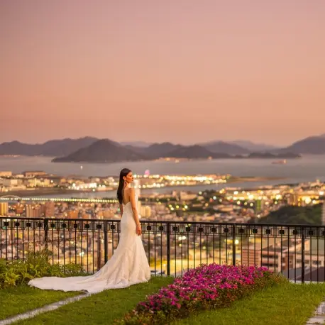 広島市内を一望する瀬戸内の特等席！【青い空/緑溢れる】五つ星シェフ贅沢4品/2万円相当試食付き！