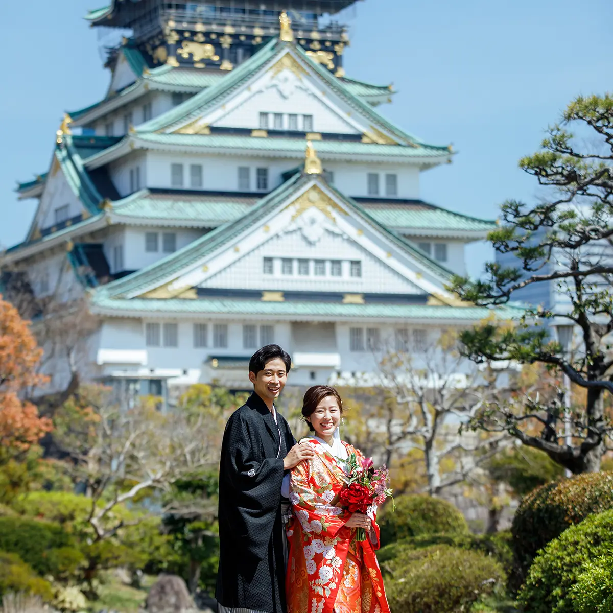 大阪城でのロケーションフォト撮影を無料プレゼント！