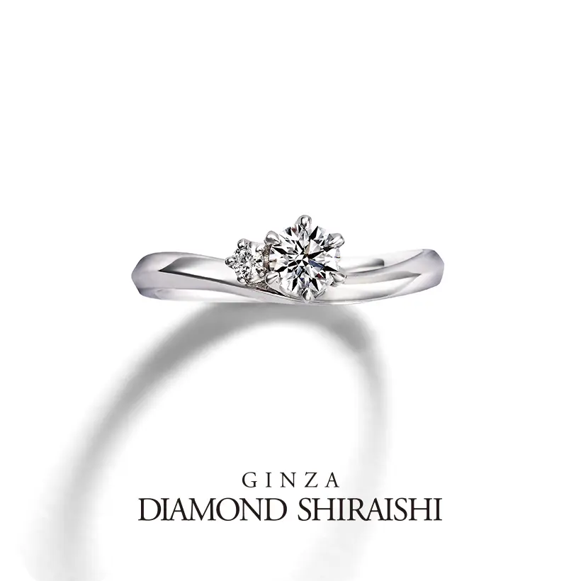 ★DIAMOND SHIRAISHI★ ダイヤモンド 婚約指輪 Pt950 Prometeor（プロミティア）｜銀座ダイヤモンドシライシ(GINZA DIAMOND