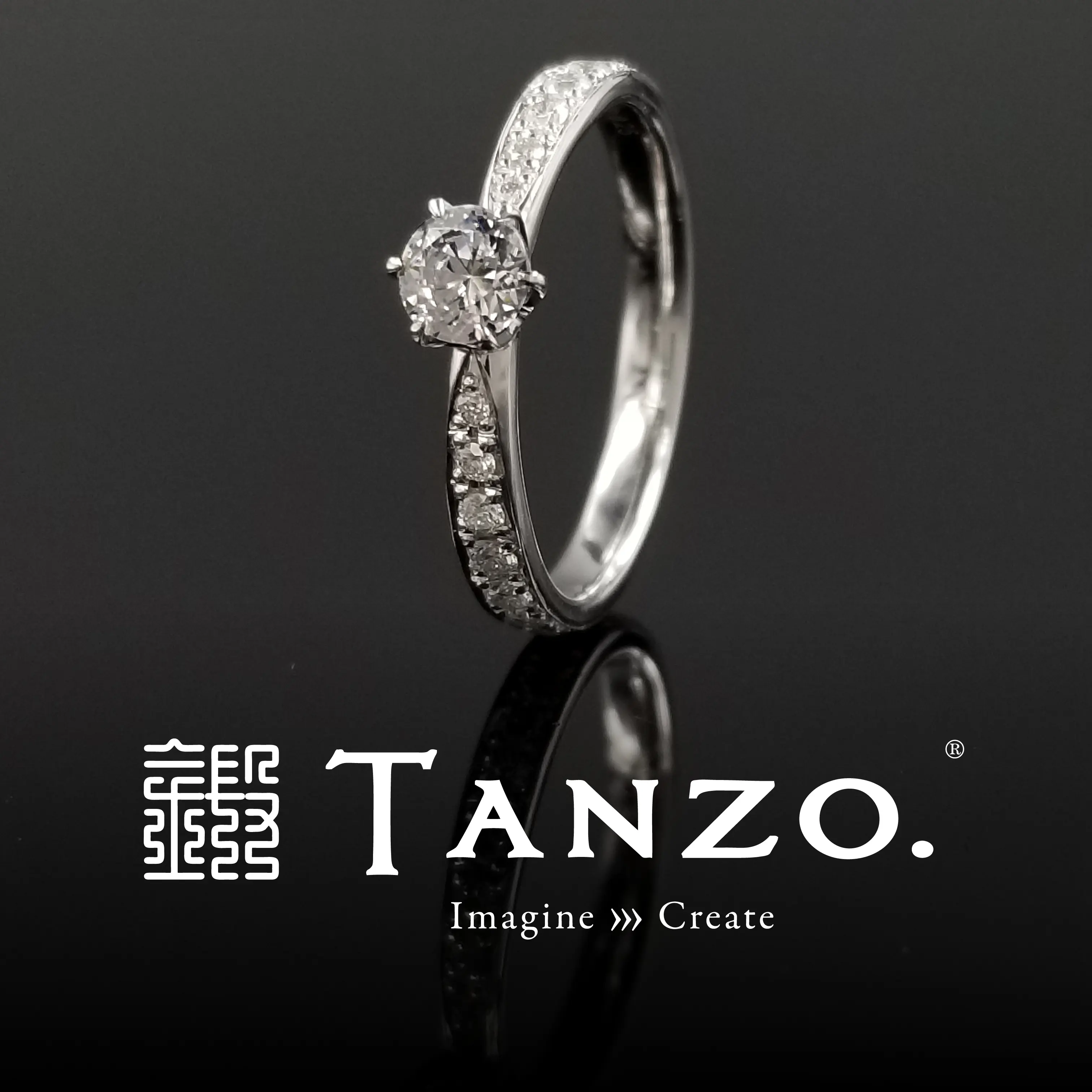 たかちゃん　山葡萄の指輪 富士の高嶺に】c112｜TANZO.(鍛造指輪)｜結婚指輪・婚約指輪