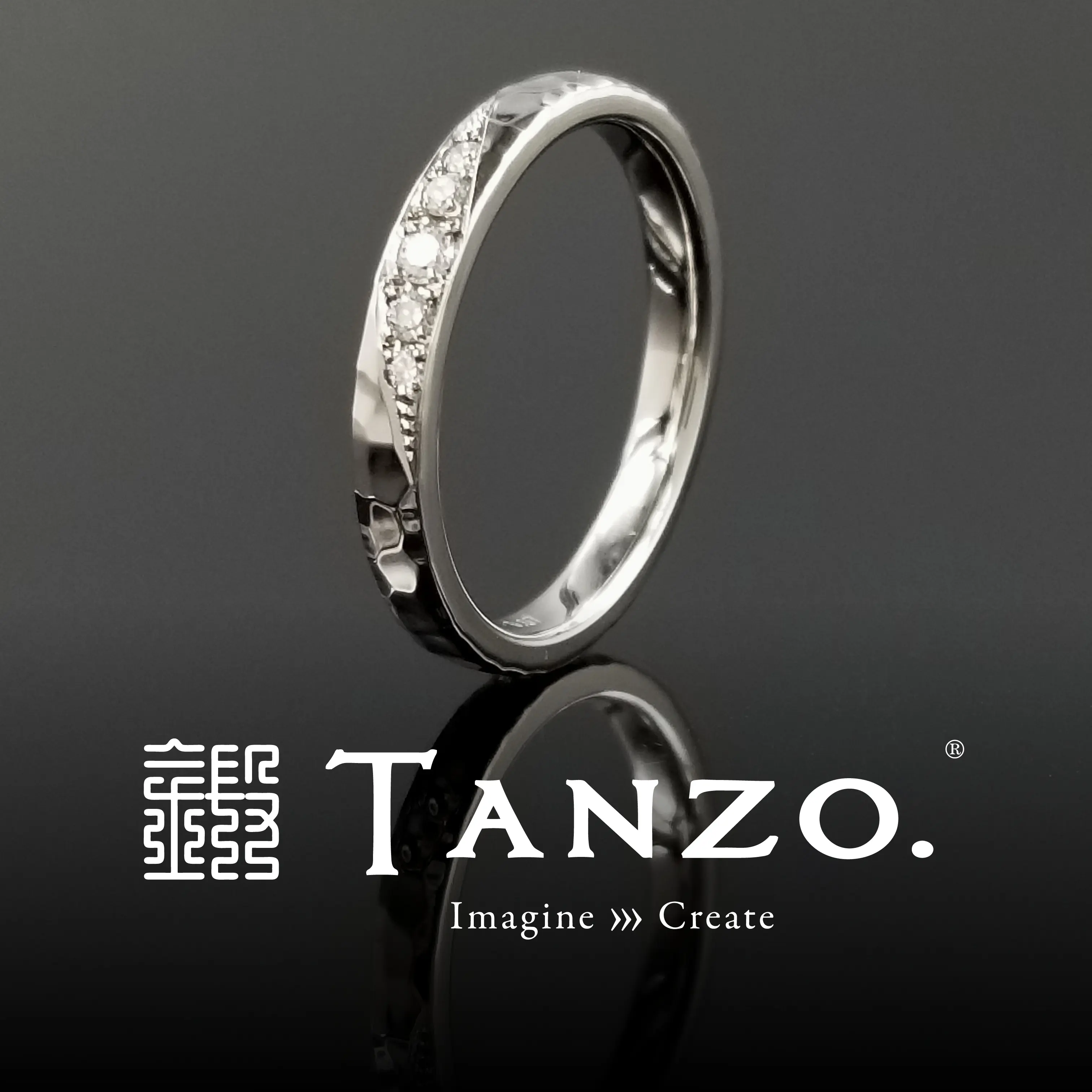 天より雪の】c015｜TANZO.(鍛造指輪)｜結婚指輪・婚約指輪｜みんなの